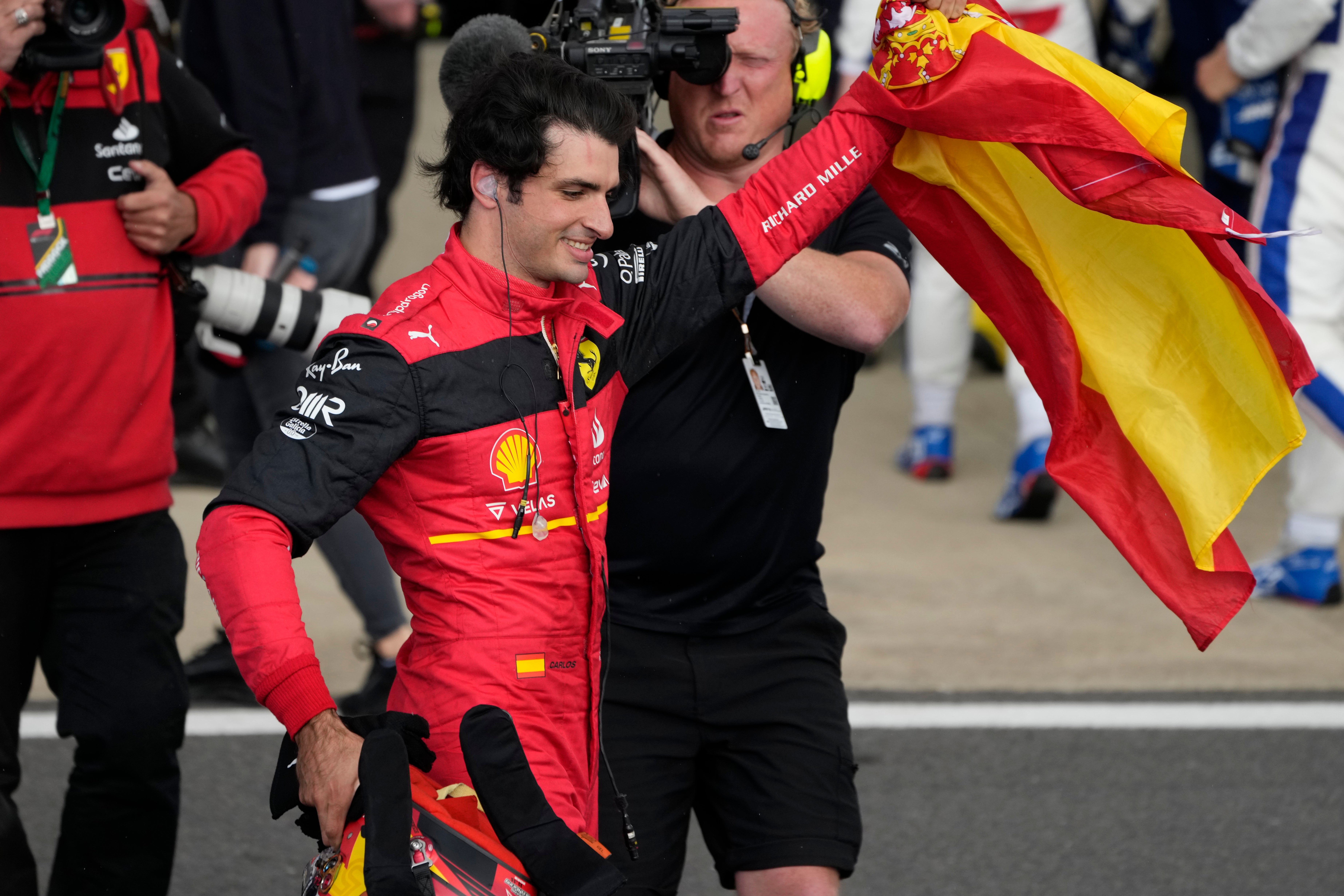 Carlos Sainz at Silverstone