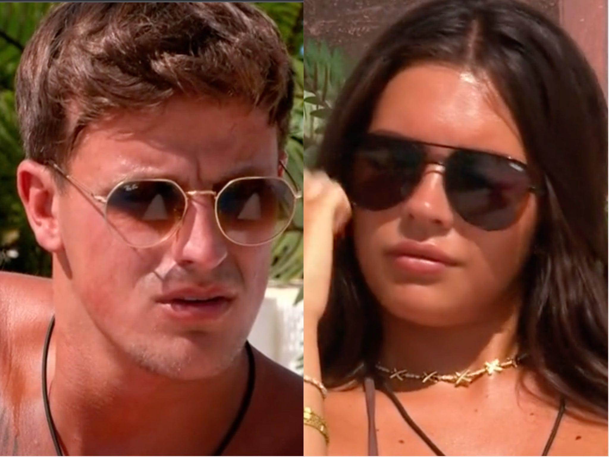 Luca and Gemma on ‘Love Island’