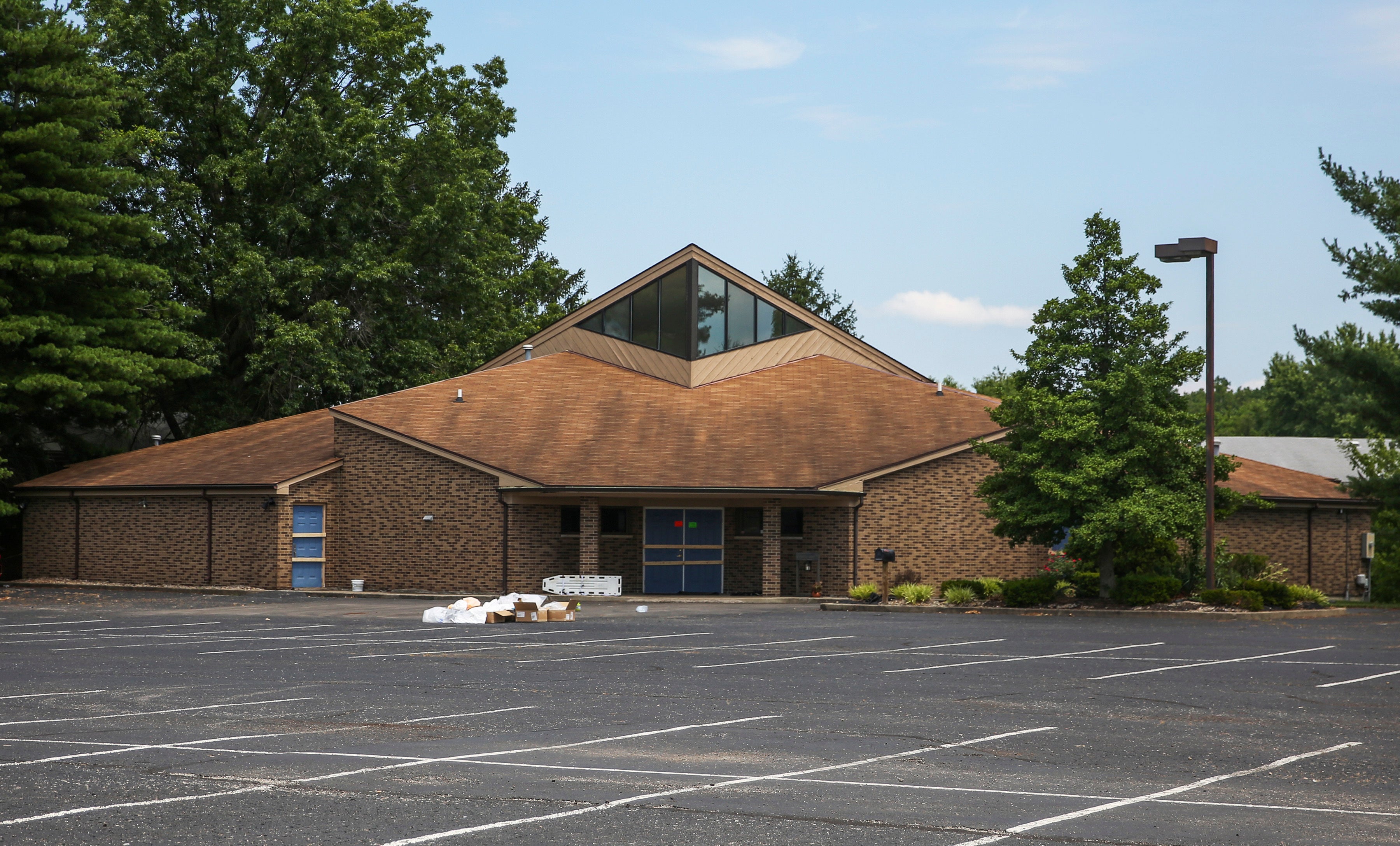 The Lankford Funeral Home and Family Center in Jeffersonville, Indiana, where decomposing bodies were found