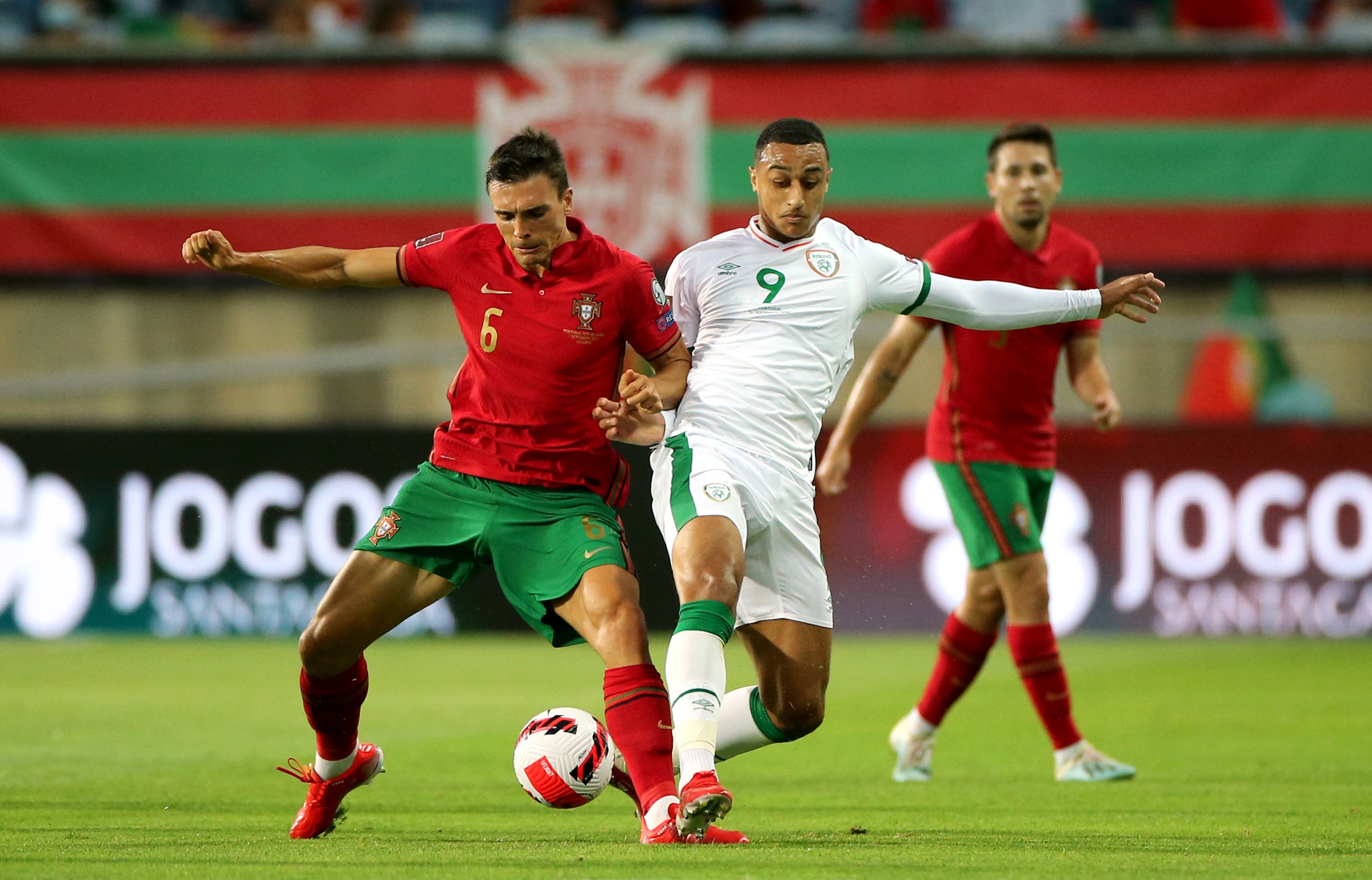 Joao Palhinha (left) played for Portugal at Euro 2020 (Isabel Infantes/PA)