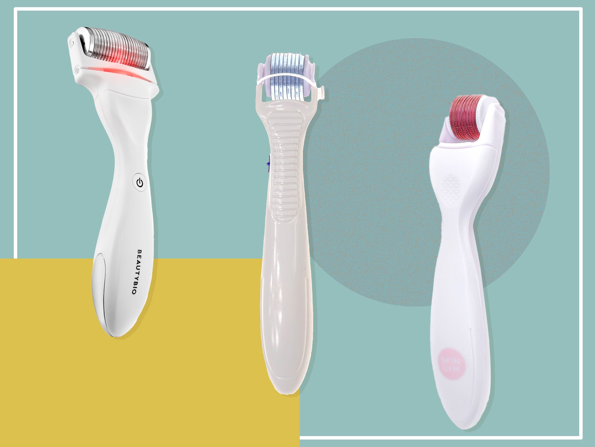 Home derma rollers don’t pierce the skin as deeply as salon treatment, but can still achieve results