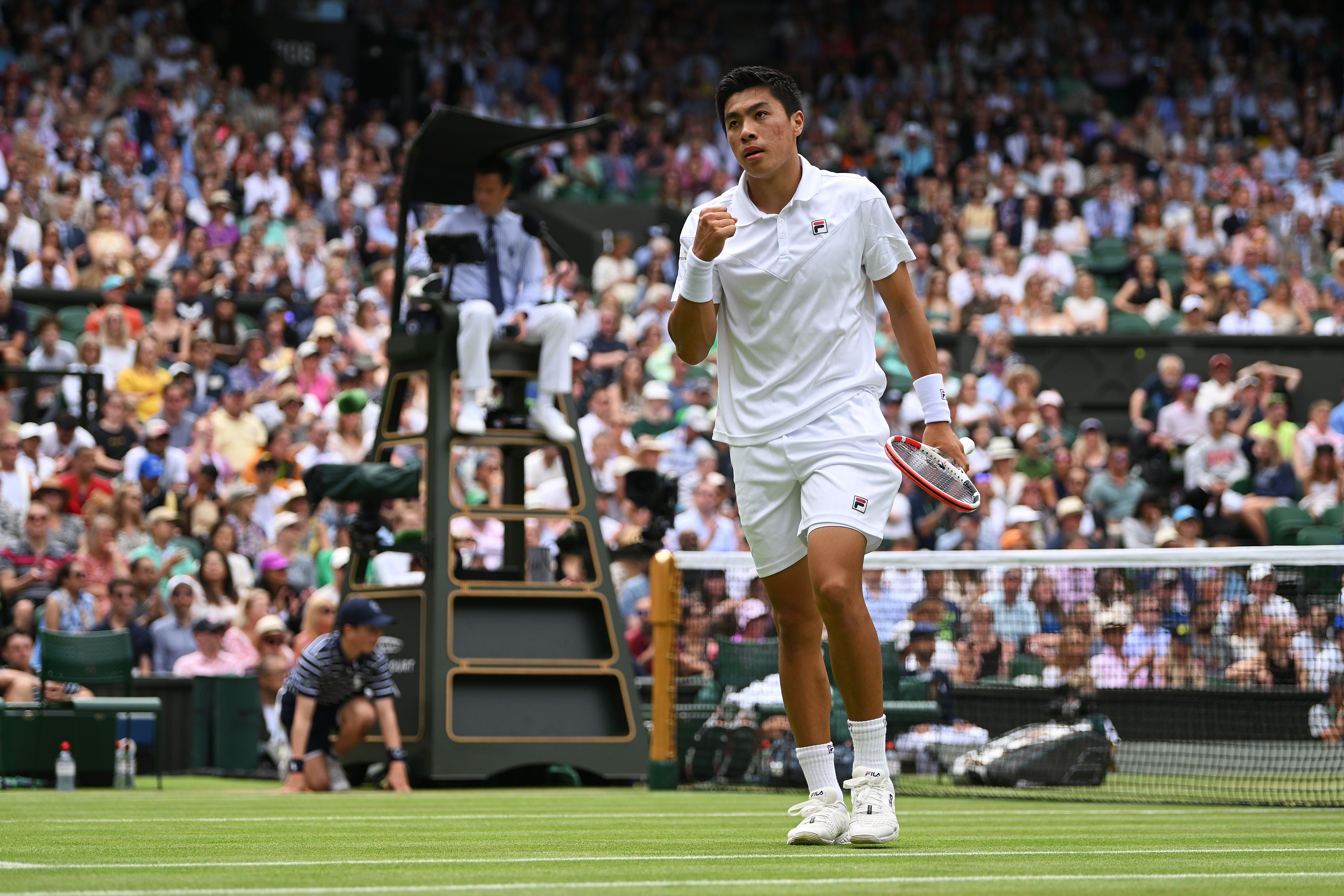 Nakashima proved a worthy opponent, his calmness untested by Kyrgios’s theatrics