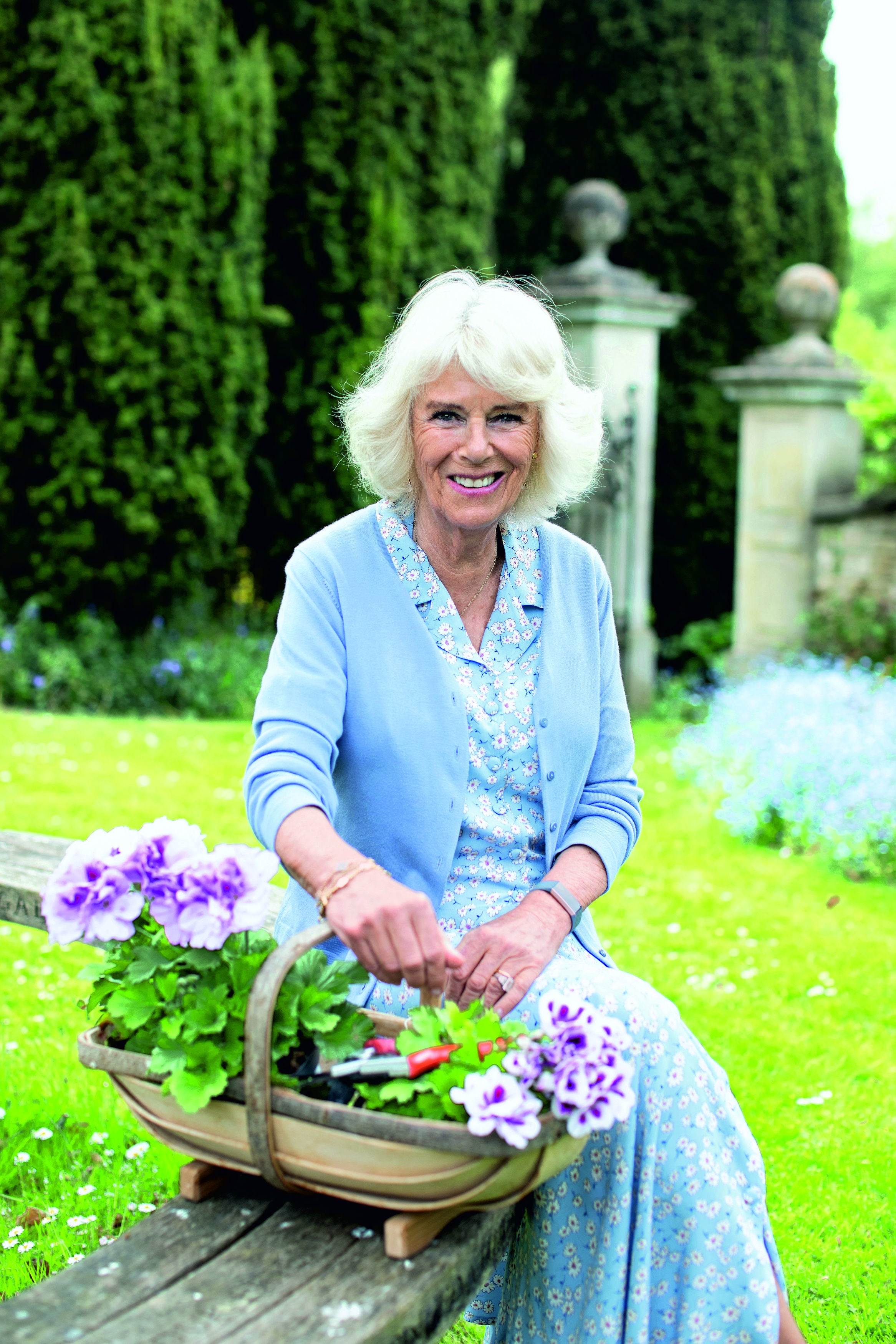 Handout photo issued by Future Plc of a portrait of the Duchess of Cornwall taken by the Duchess of Cambridge, at Raymill in Wiltshire, for a special royal edition of Country Life magazine