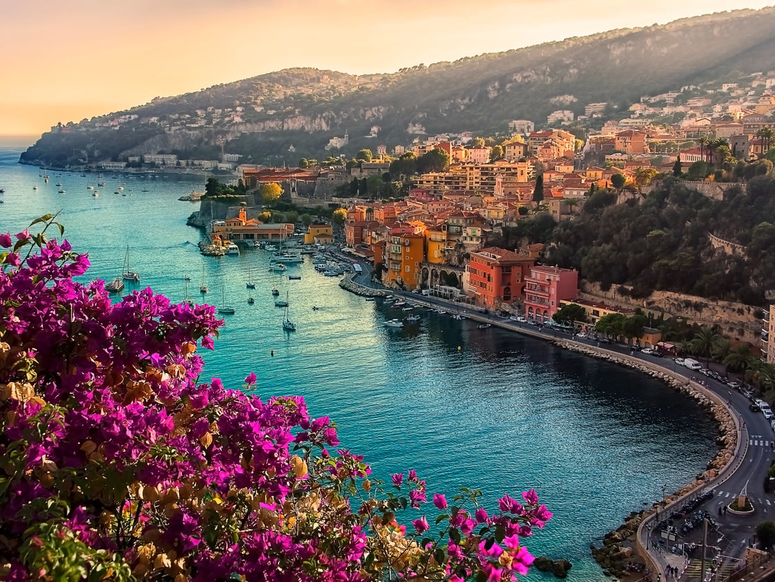 Coastline on the French Riviera