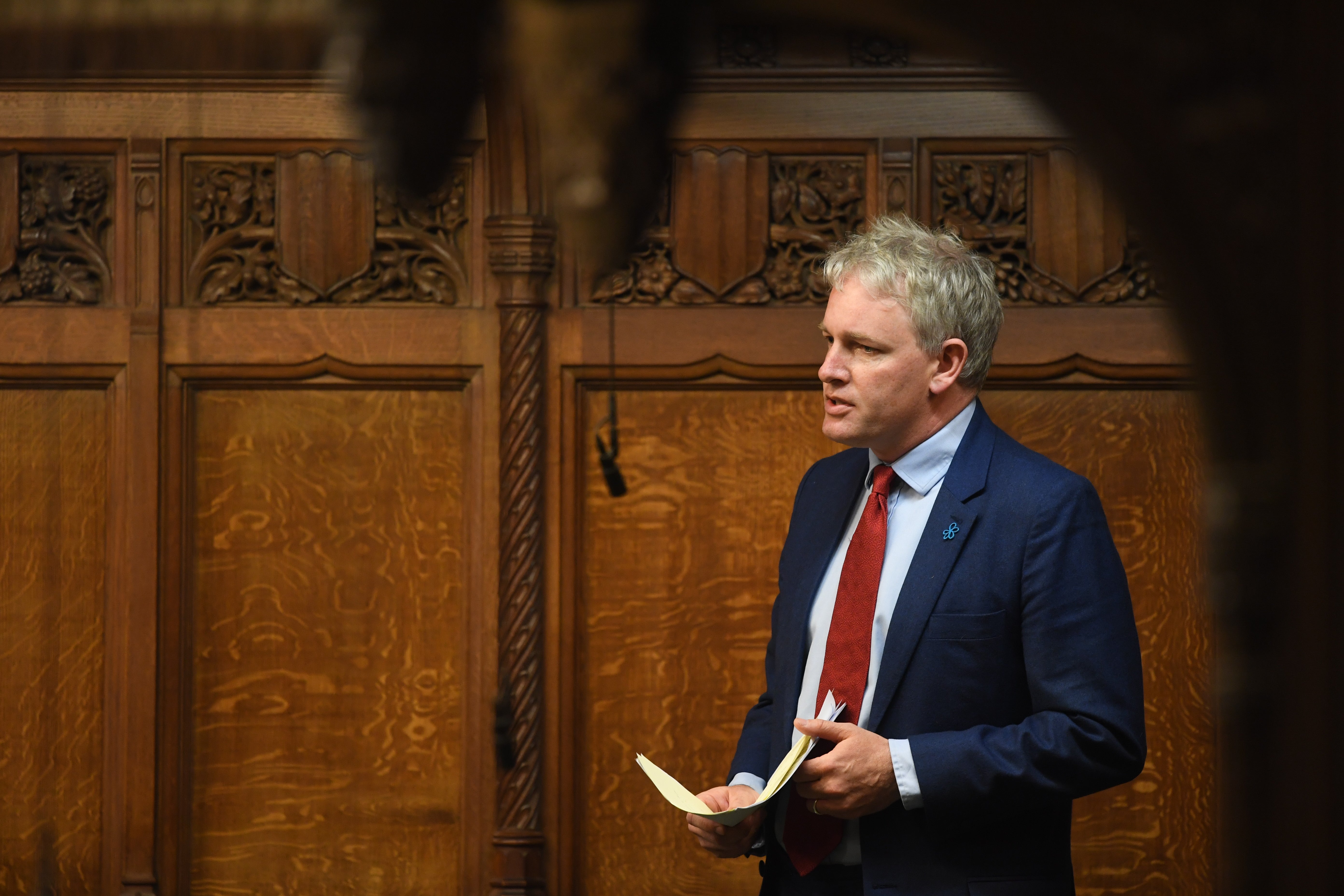 Conservative MP for Devizes Danny Kruger during Prime Minister’s Questions at the House of Commons, London (Jessica Taylor/UK Parliament/PA)