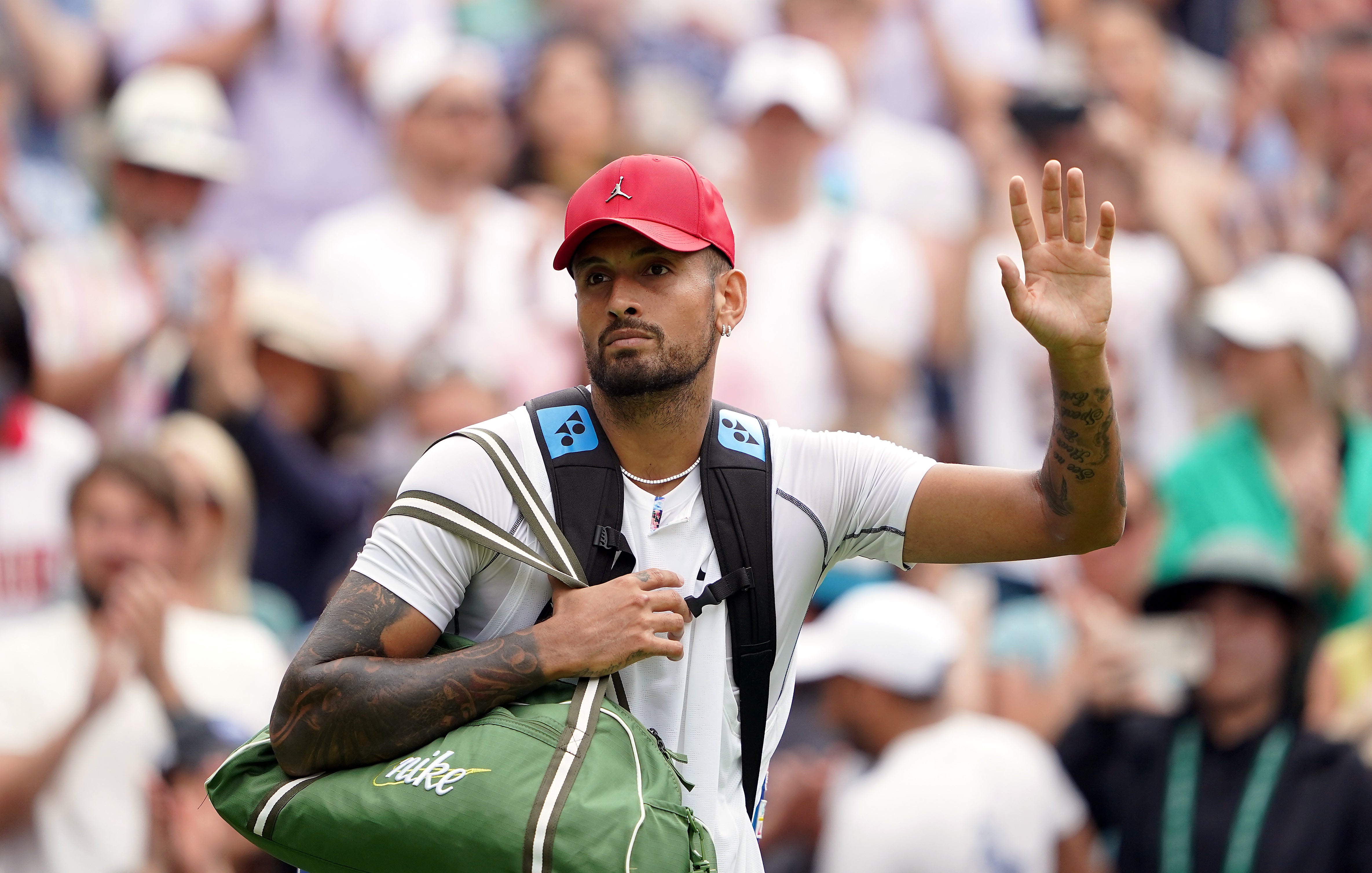 Nick Kyrgios is through to the Wimbledon quarter-finals