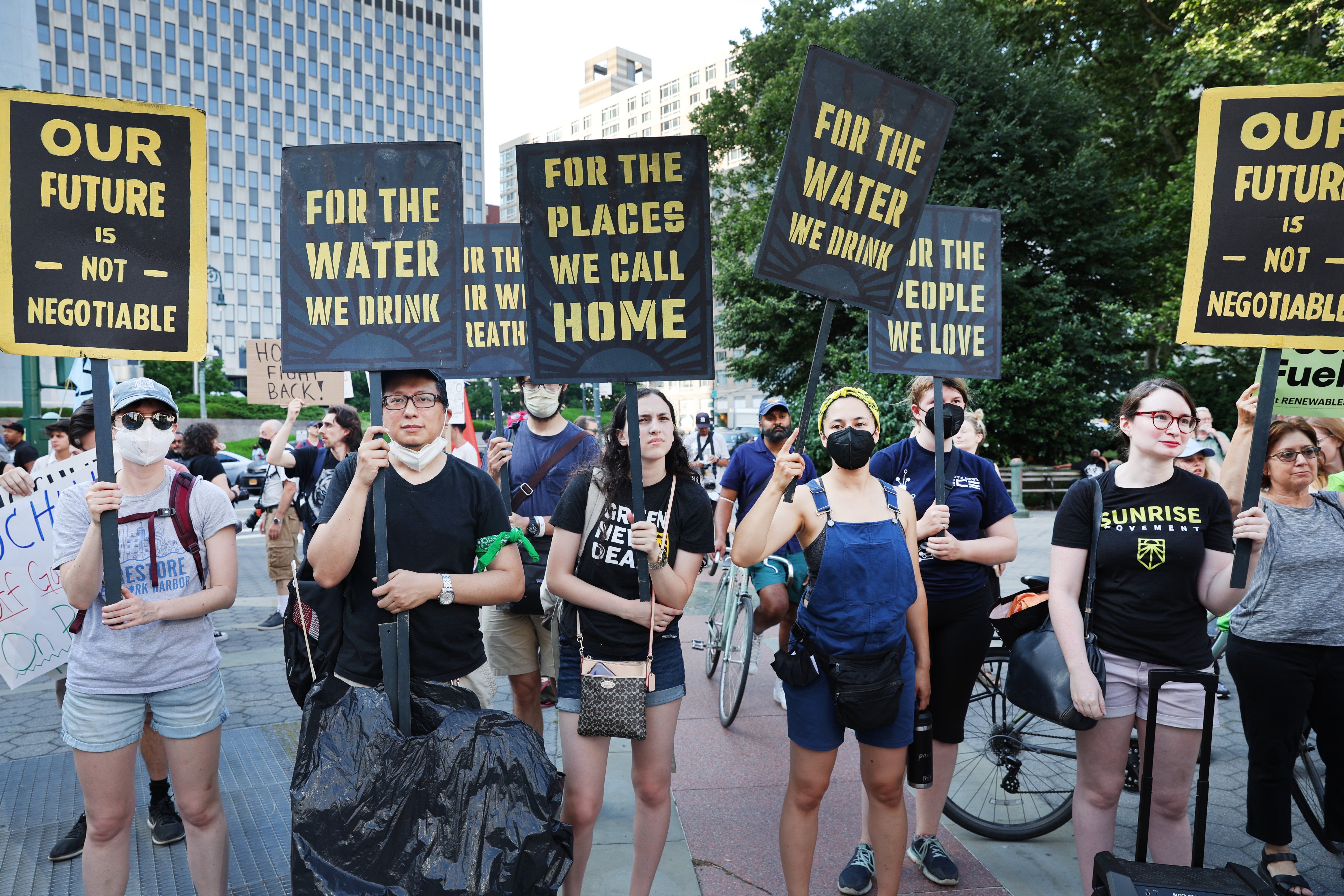 Members of Extinction Rebellion demonstrate Supreme Court decision that diluted EPA’s ability to regulate carbon emissions