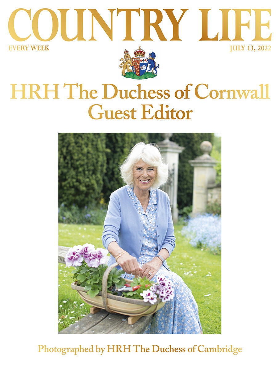 Camilla is the cover star and guest editor of Country Life. (The Duchess of Cambridge/Country Life Magazine/Future Plc/PA)