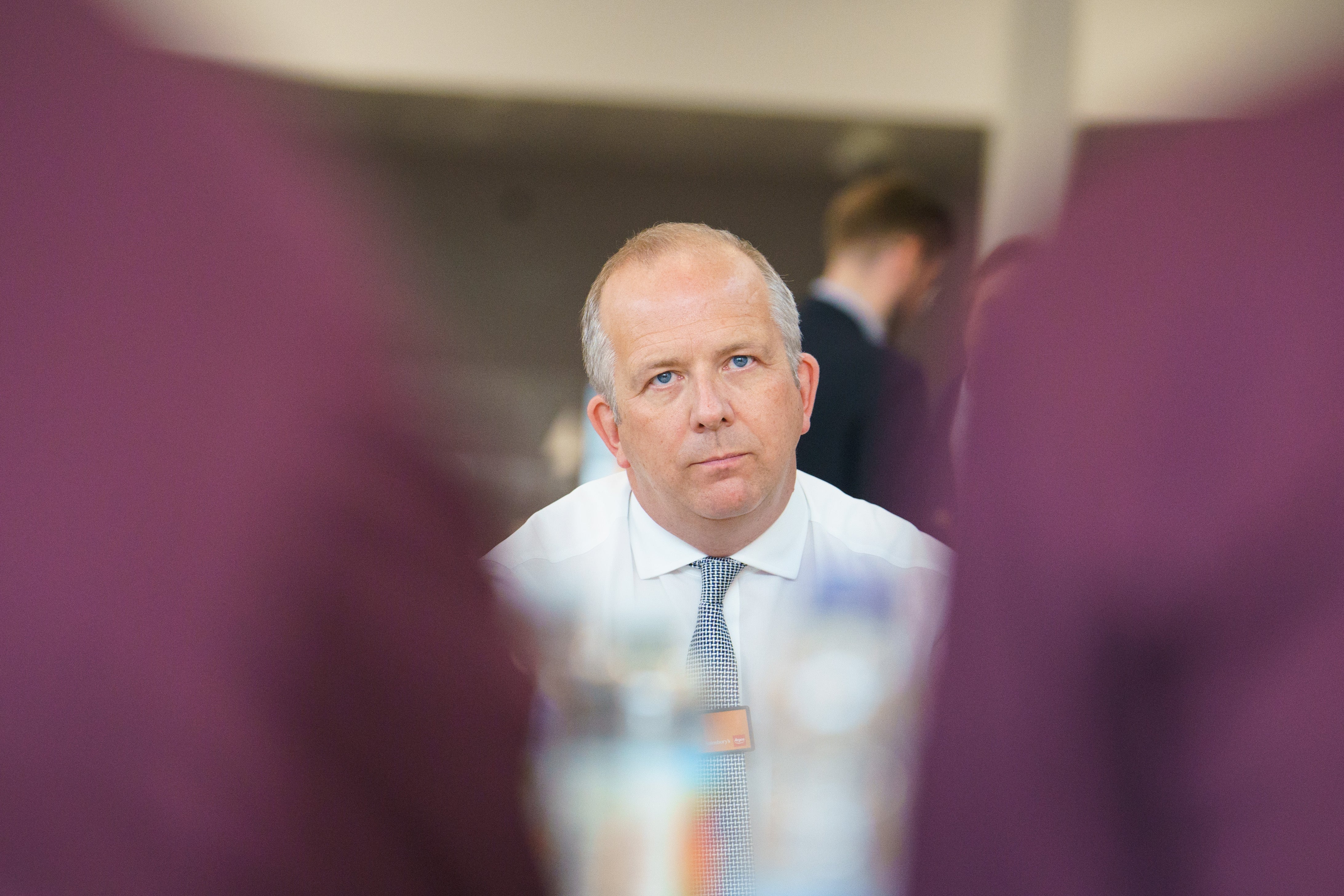Sainsbury’s chief executive Simon Roberts said more people are returning to a big weekly shop (Dominic Lipinski/PA)