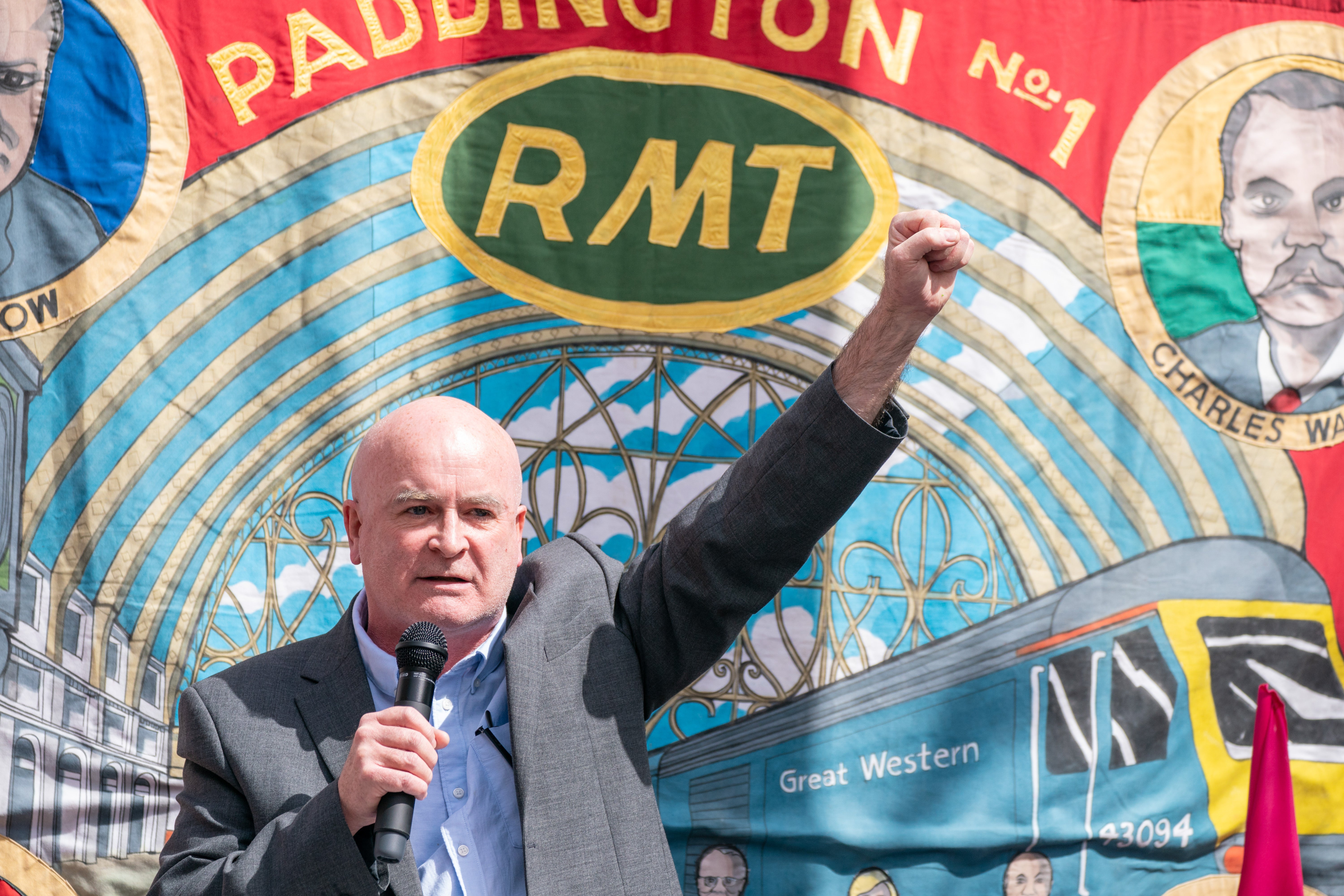 RMT general secretary Mick Lynch (PA)