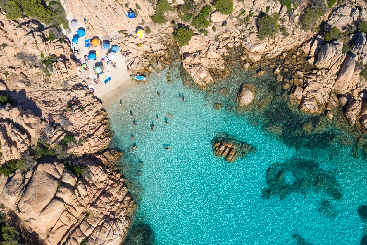 Cala Coticcio bay, La Maddalena Archipelago, Sardinia