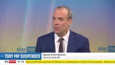 Chris Pincher’s conduct in 2019 didn’t require ‘formal disciplinary action’, Raab says