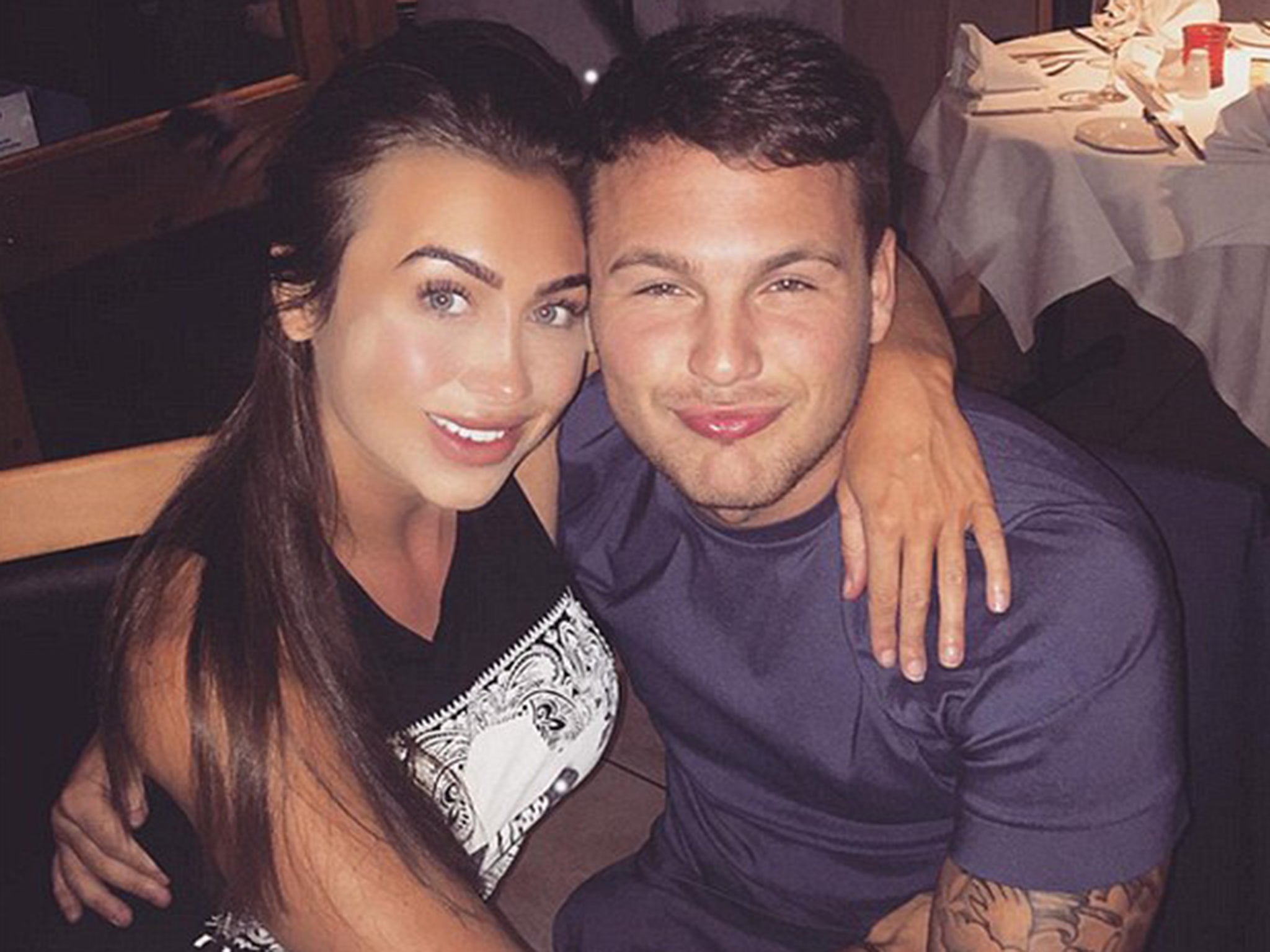 Lauren Goodger and Jake McLean