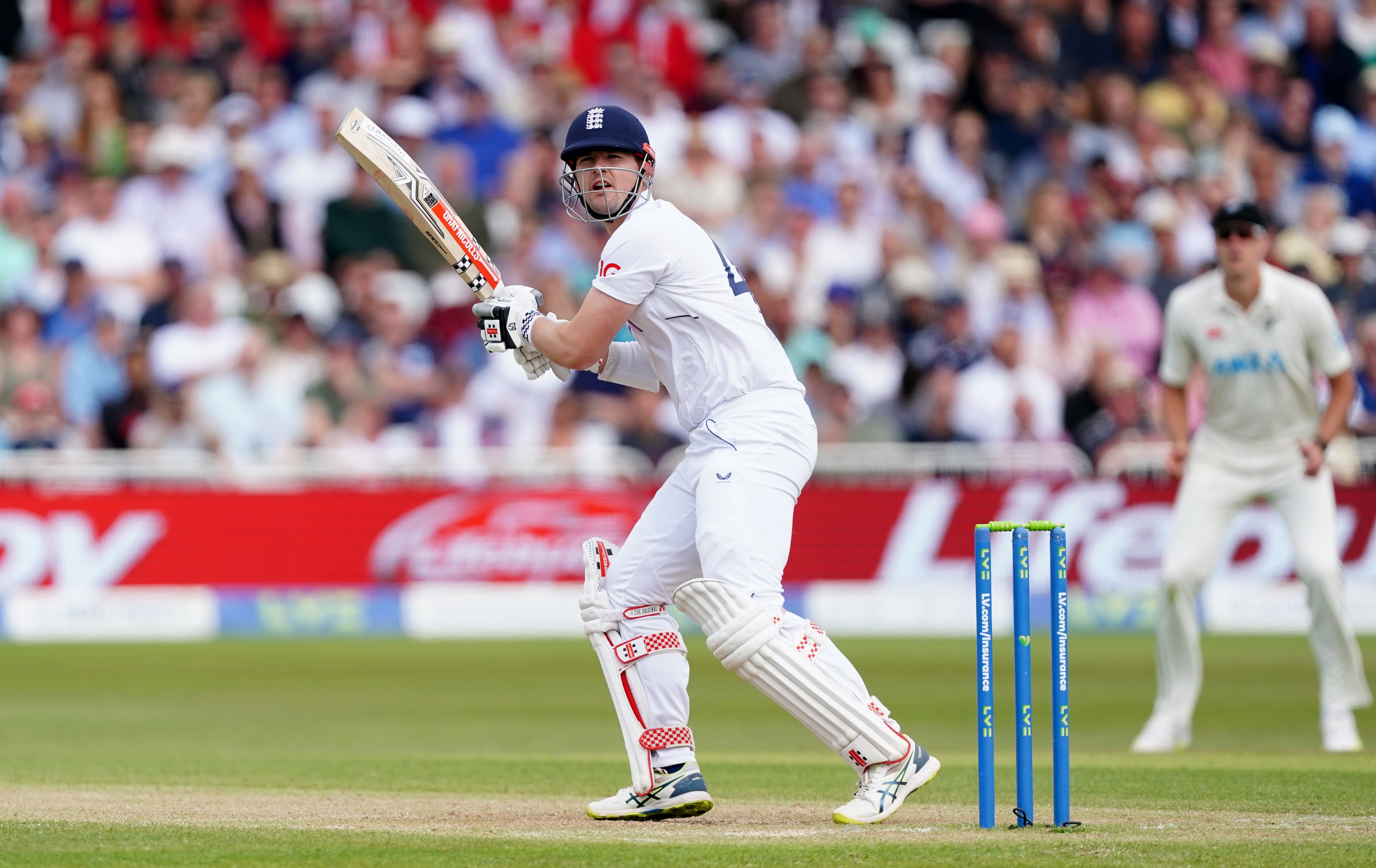 Alex Lees looks a different player from the one that made his debut only four months ago (Mike Egerton/PA)