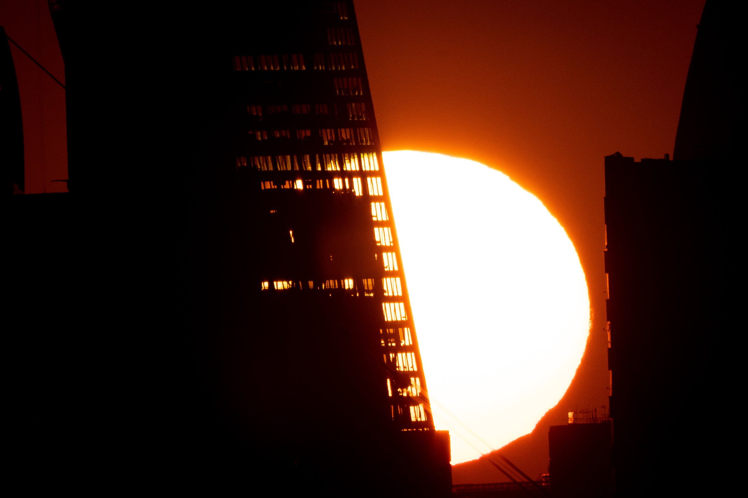 Shares dropped in London on Tuesday (Aaron Chown/PA)