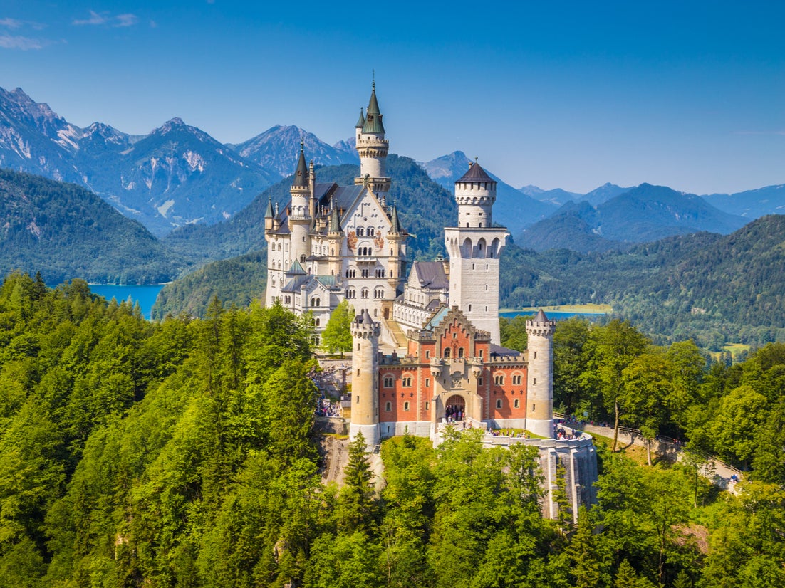 The world-famous Neuschwanstein Castle