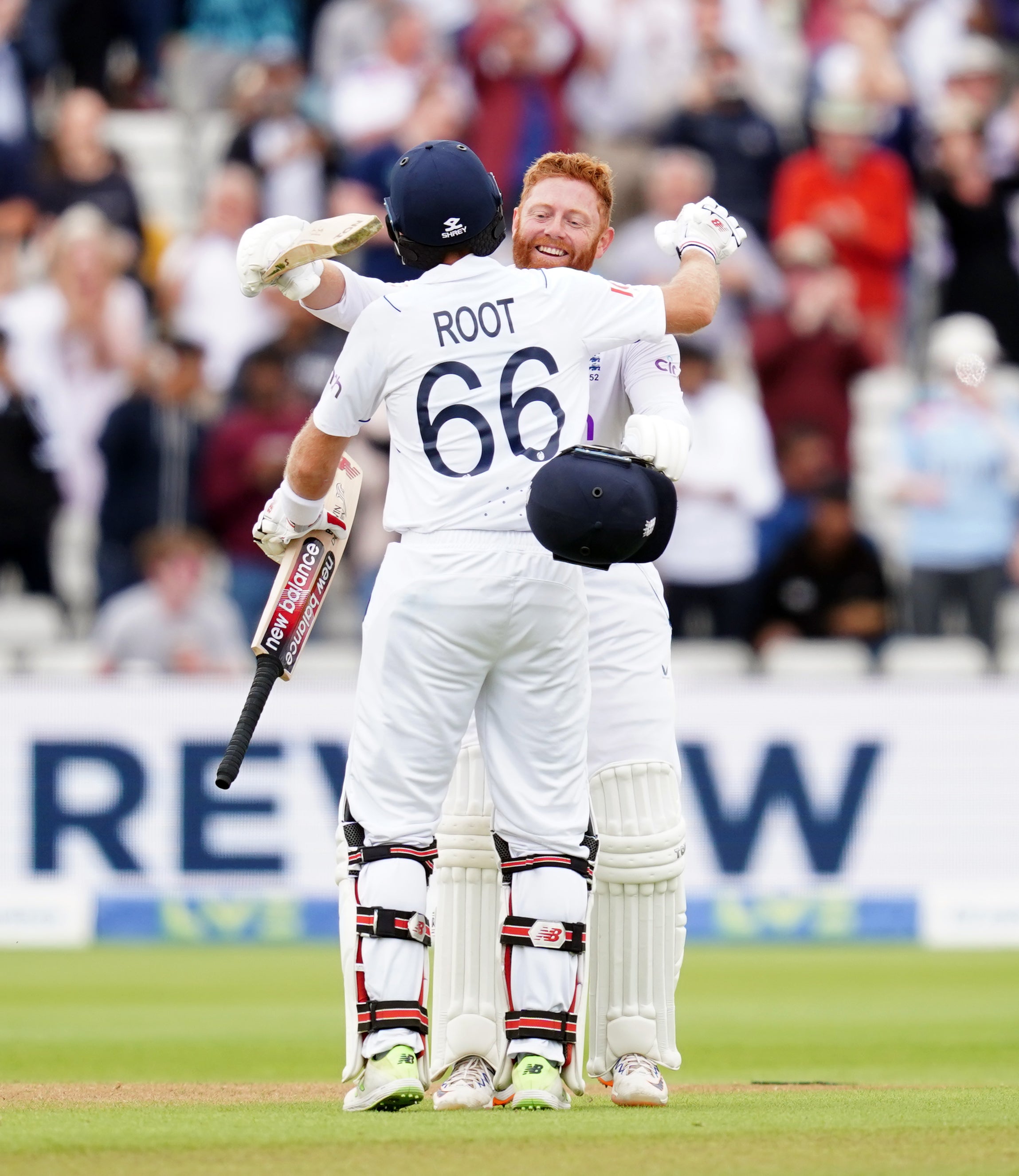 Jonny Bairstow and Joe Root starred for England (David Davies/PA)