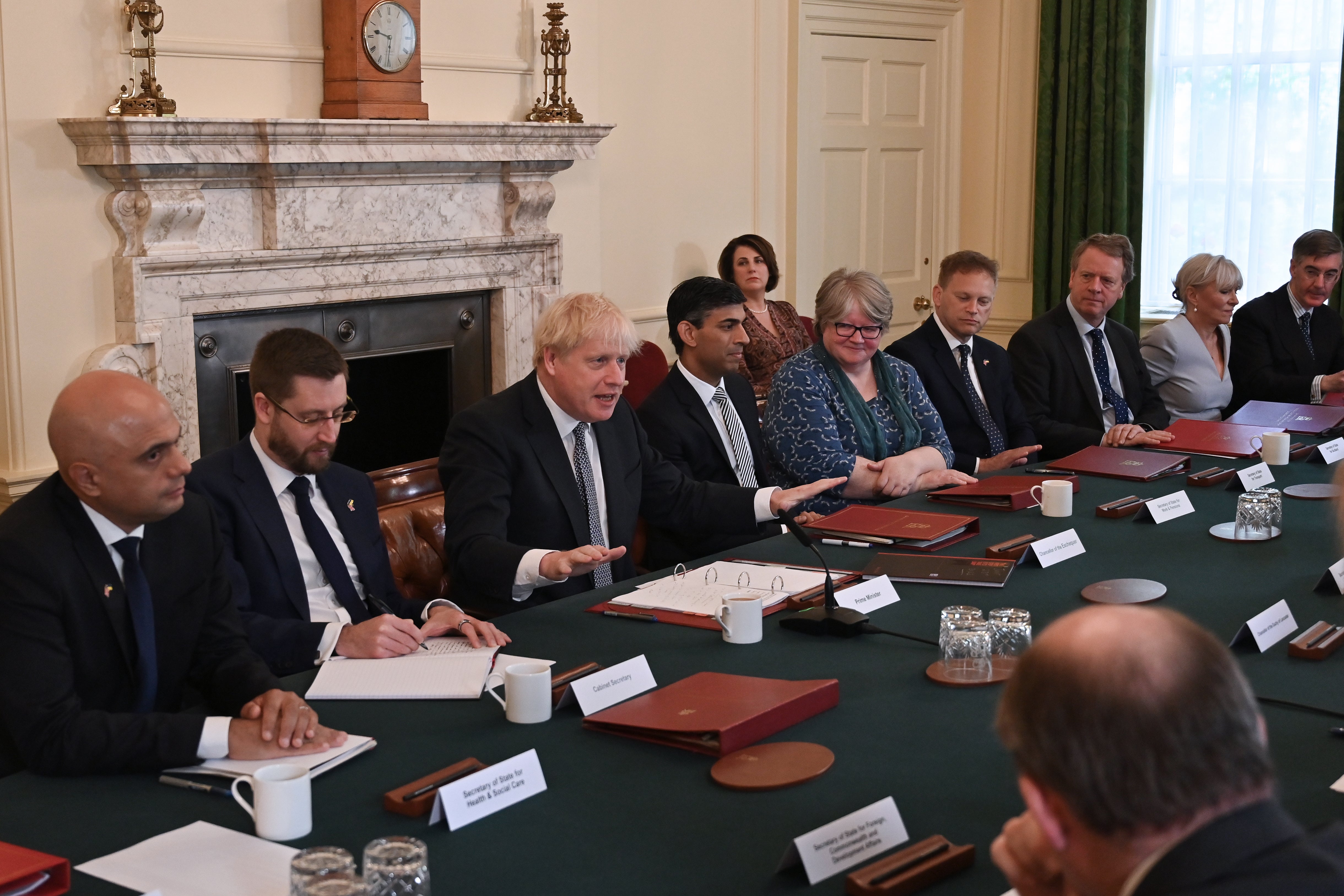 Prime Minister Boris Johnson holds a Cabinet meeting (Justin Tallis/PA)