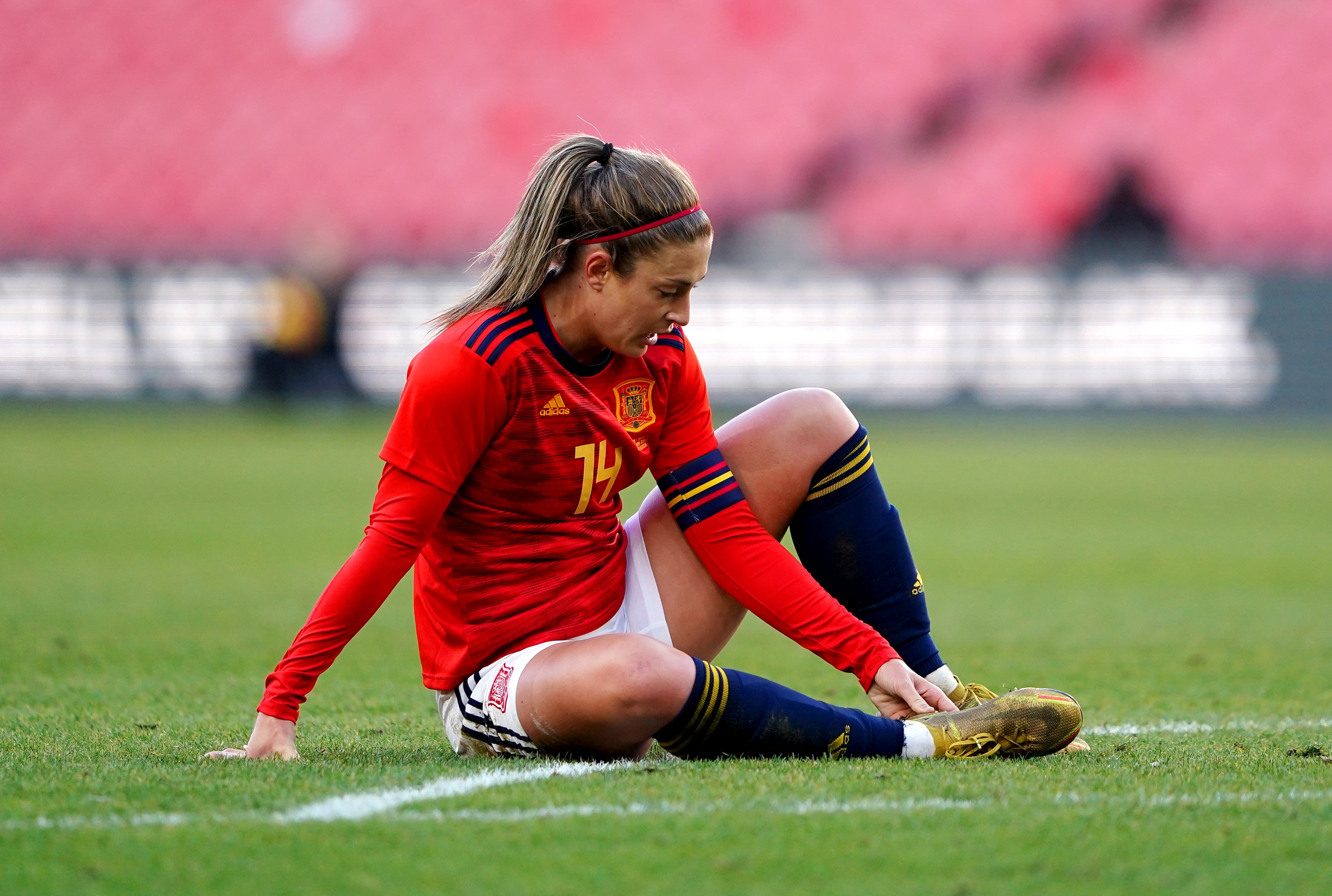 Alexia Putellas suffered the injury during training