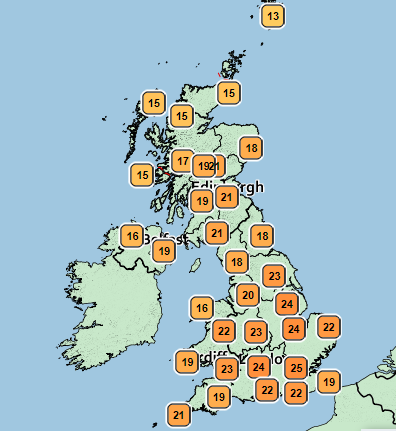 Tempeatures have soared this week and are set to go even higher