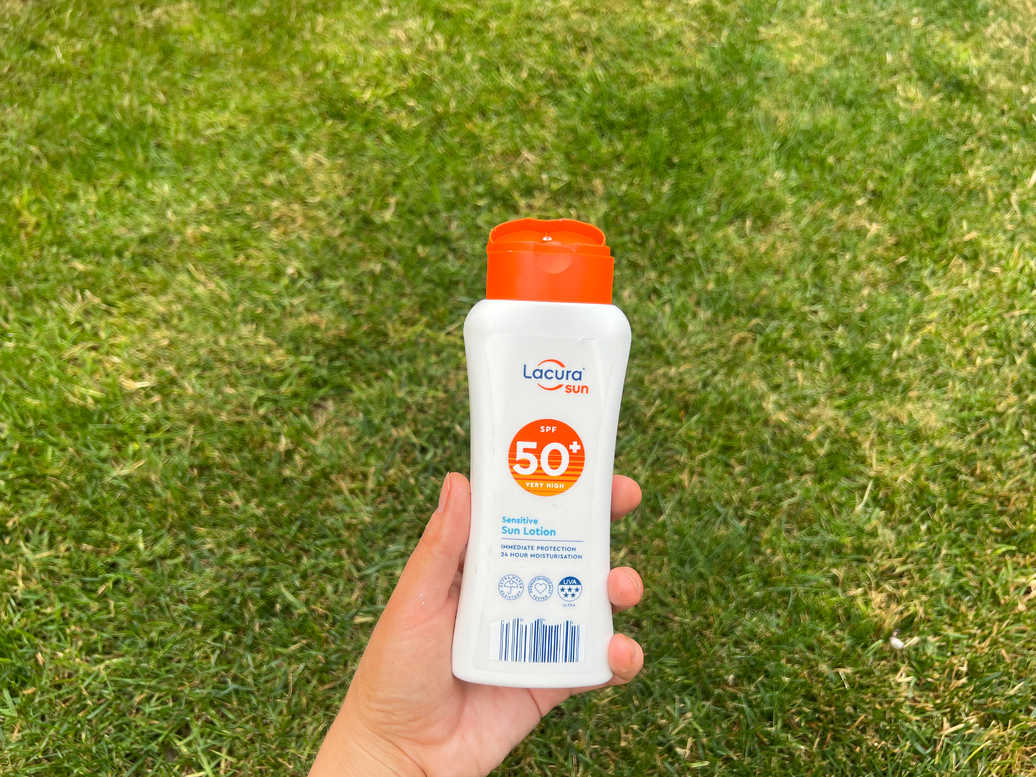 Lacura SPF 50+ sensitive lotion 200ml: £2.79, Aldi.co.uk