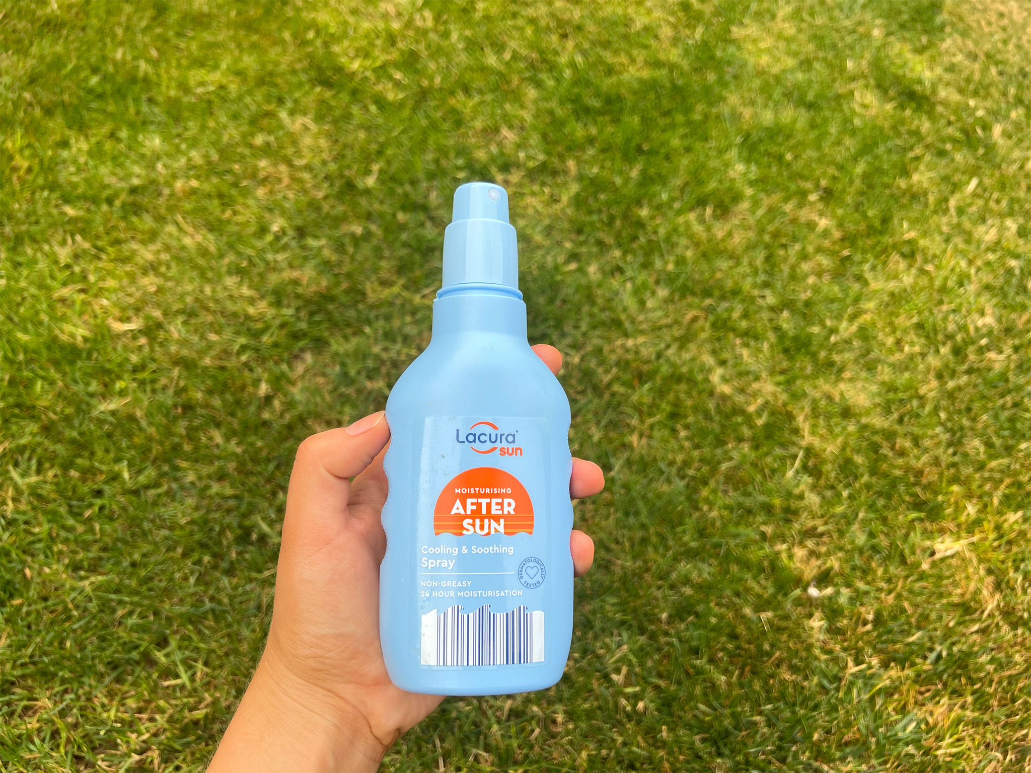 Lacura moisturising after sun spray 200ml: £1.79, Aldi.co.uk