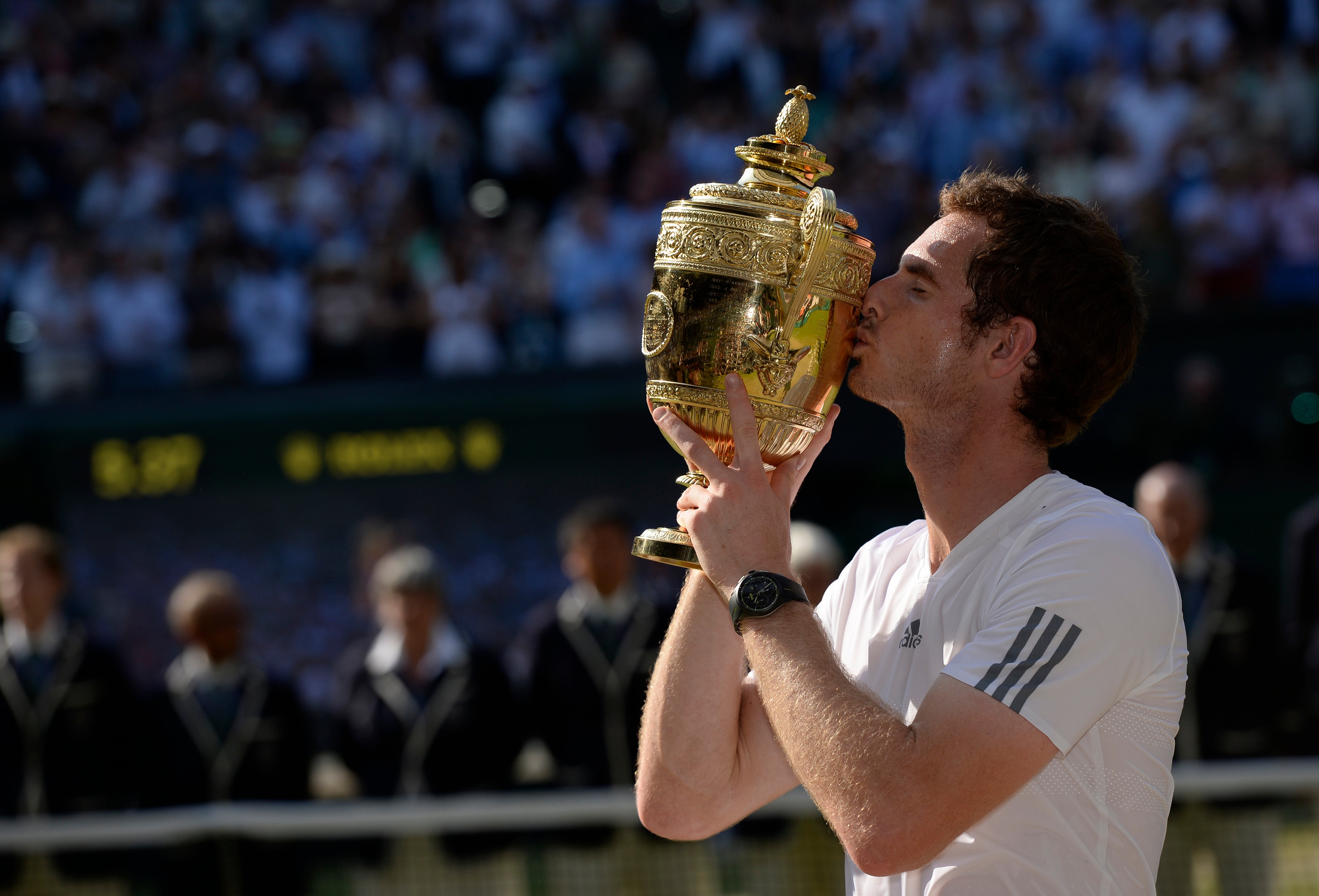 Nazanin Zaghari-Ratcliffe watched Andy Murray win his second Wimbledon title