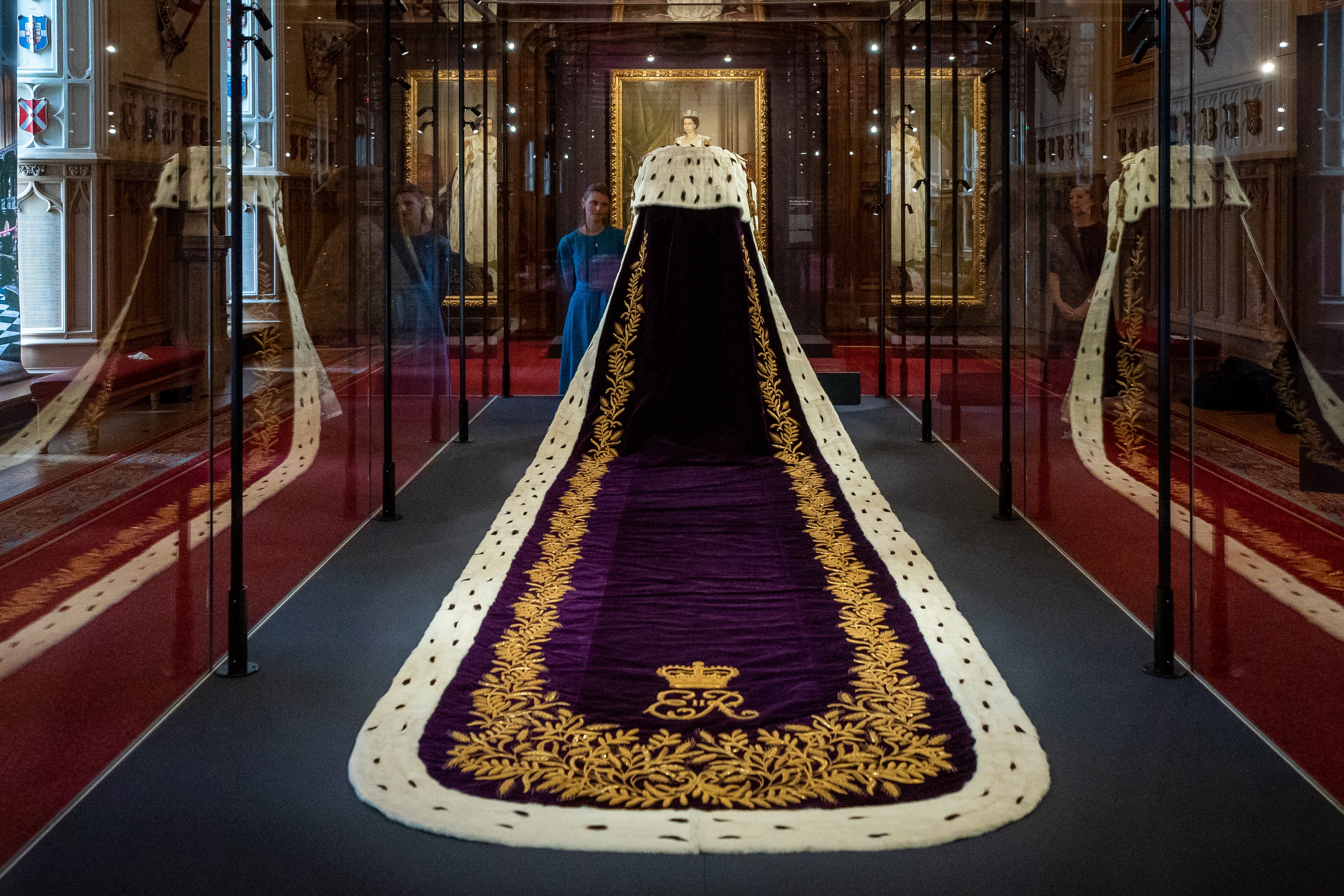 The Coronation Robe of Estate (Aaron Chown/PA)