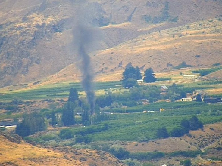 A helicopter caused a power outage in Washington state