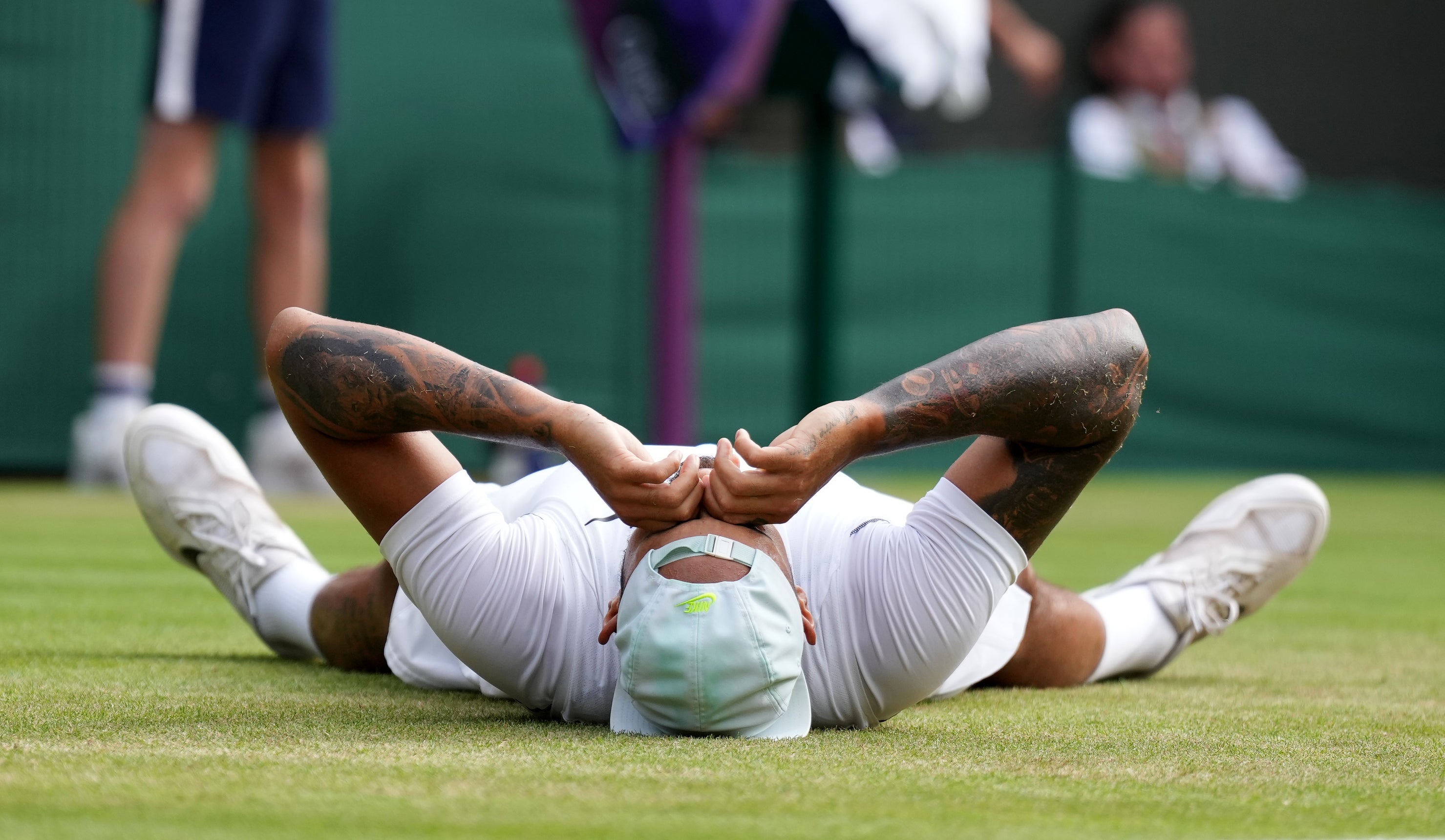 Nick Kyrgios is through to his first Wimbledon semi-final (Zac Goodwin/PA)