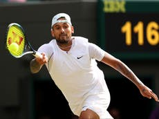 Nick Kyrgios reaches first Wimbledon semi-final with victory over Cristian Garin