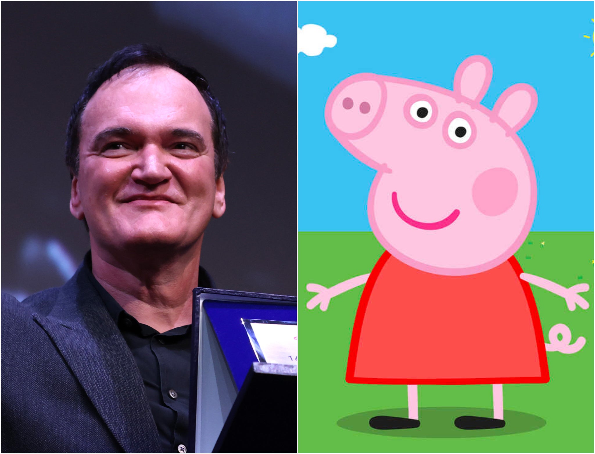 Quentin Tarantino and Peppa Pig