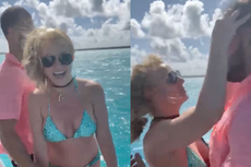 Britney Spears jokes about being ‘obnoxious’ on her honeymoon with husband Sam Asghari