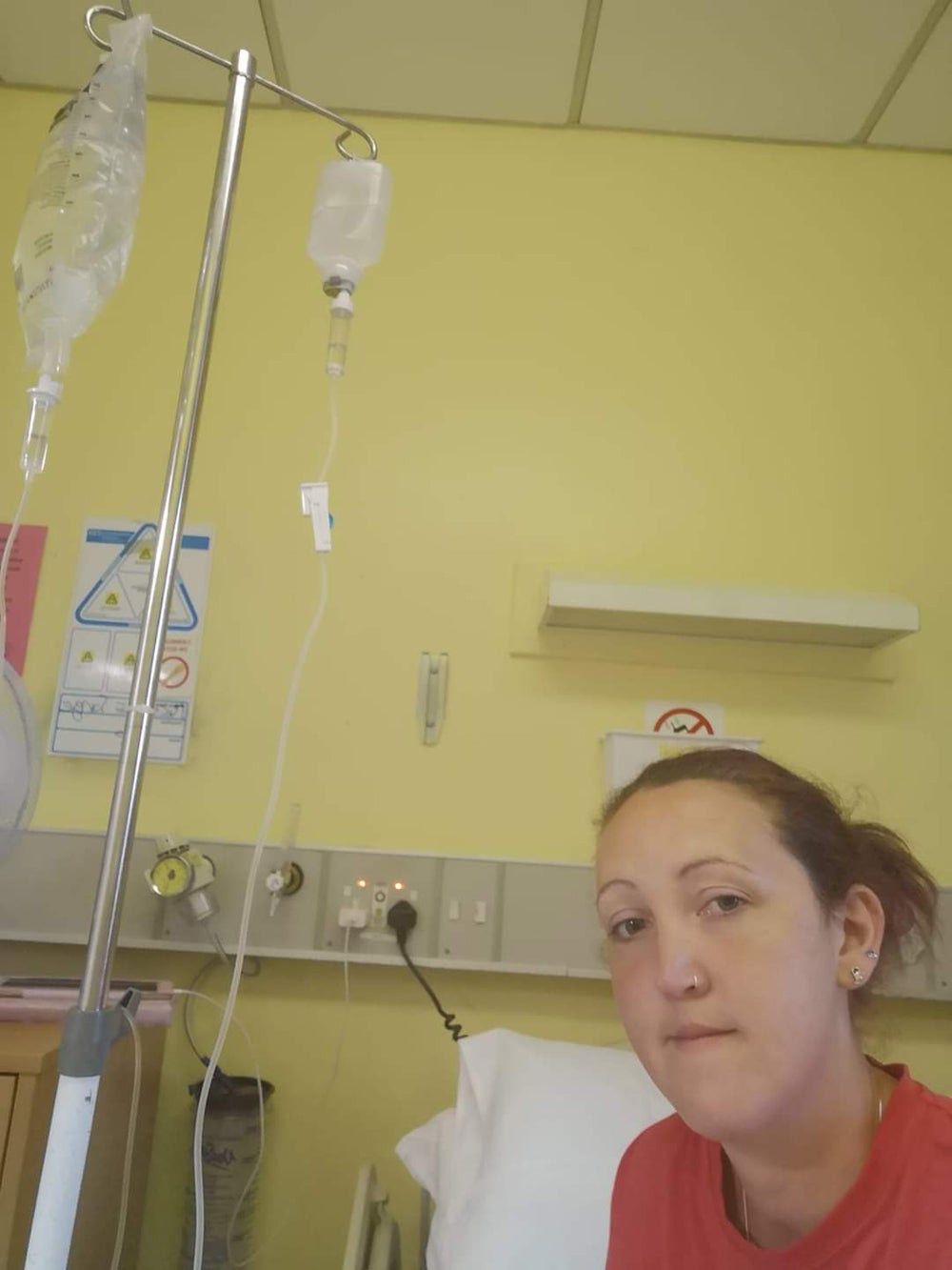 Michelle in hospital (Collect/PA Real Life)