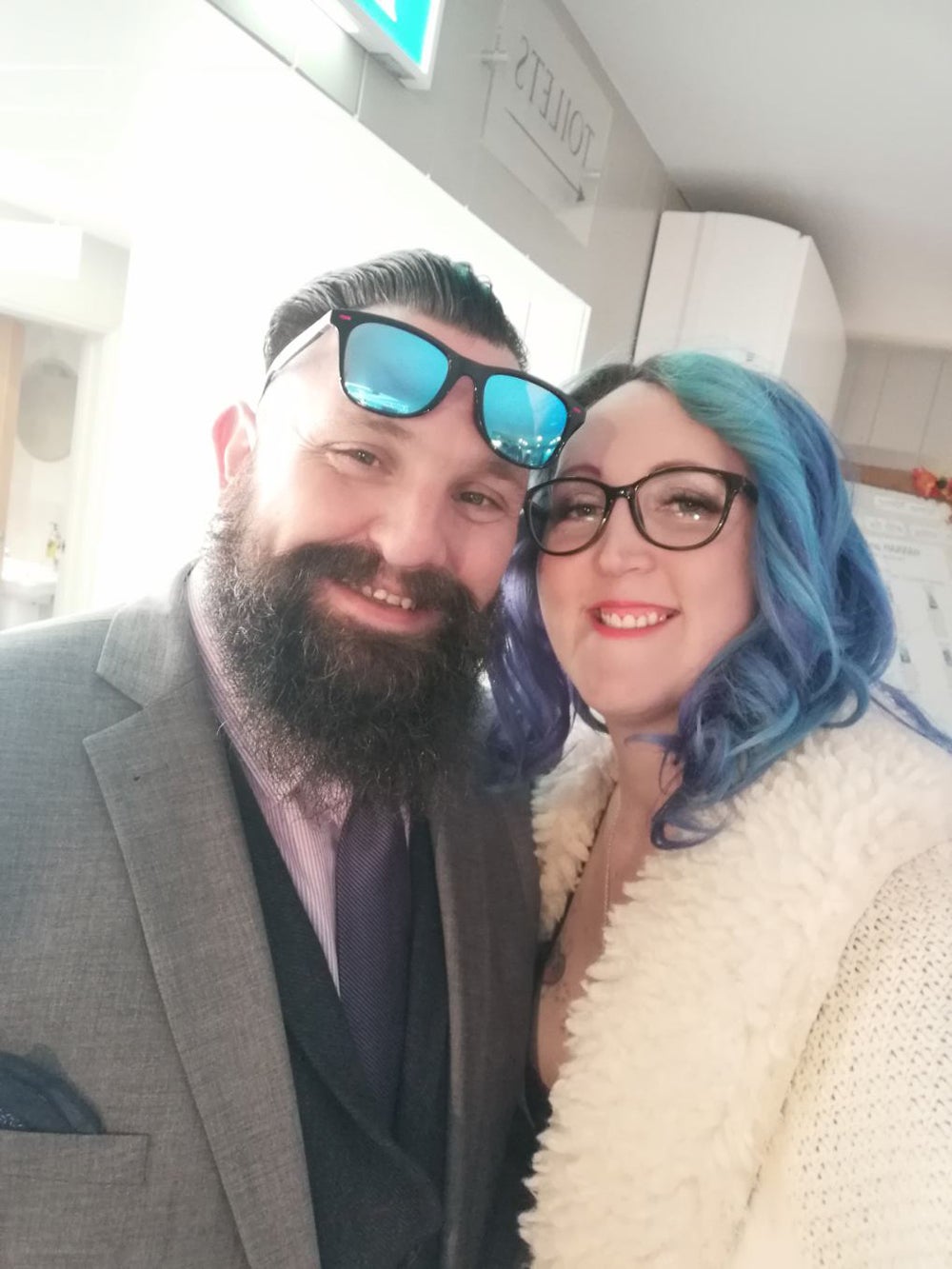 Michelle with her husband (Collect/PA Real Life)