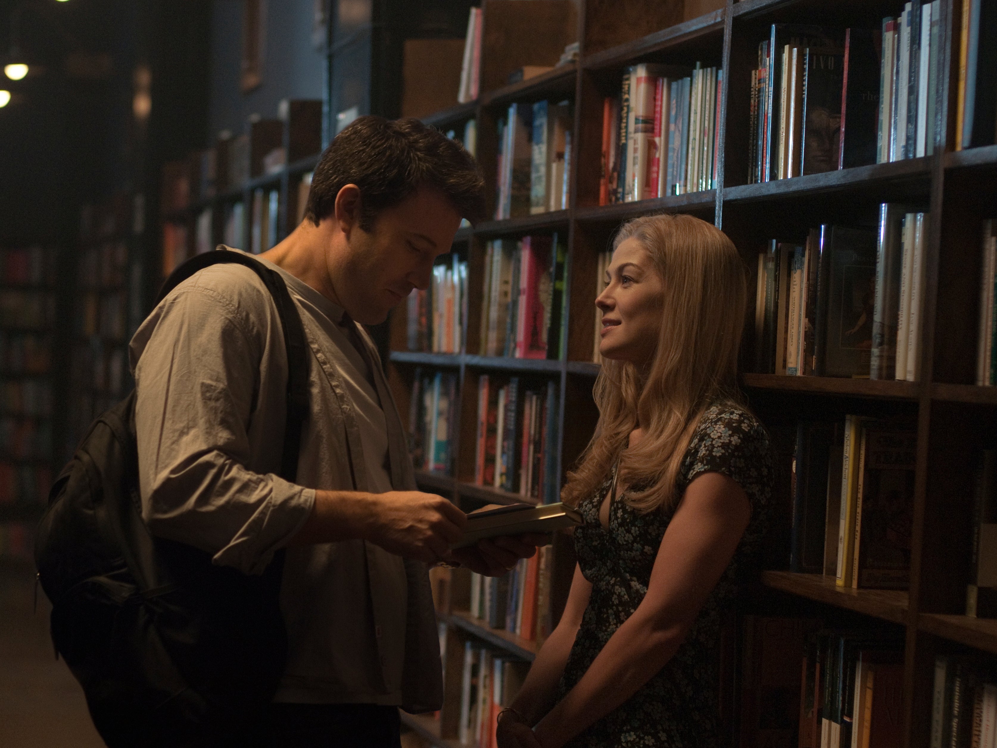 Ben Affleck and Rosamund Pike in ‘Gone Girl'