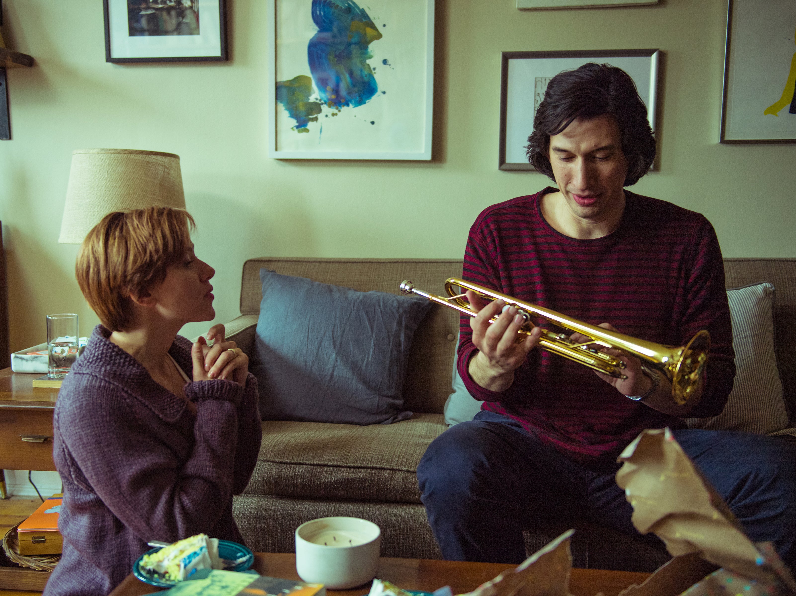 Scarlett Johansson and Adam Driver in ‘Marriage Story'