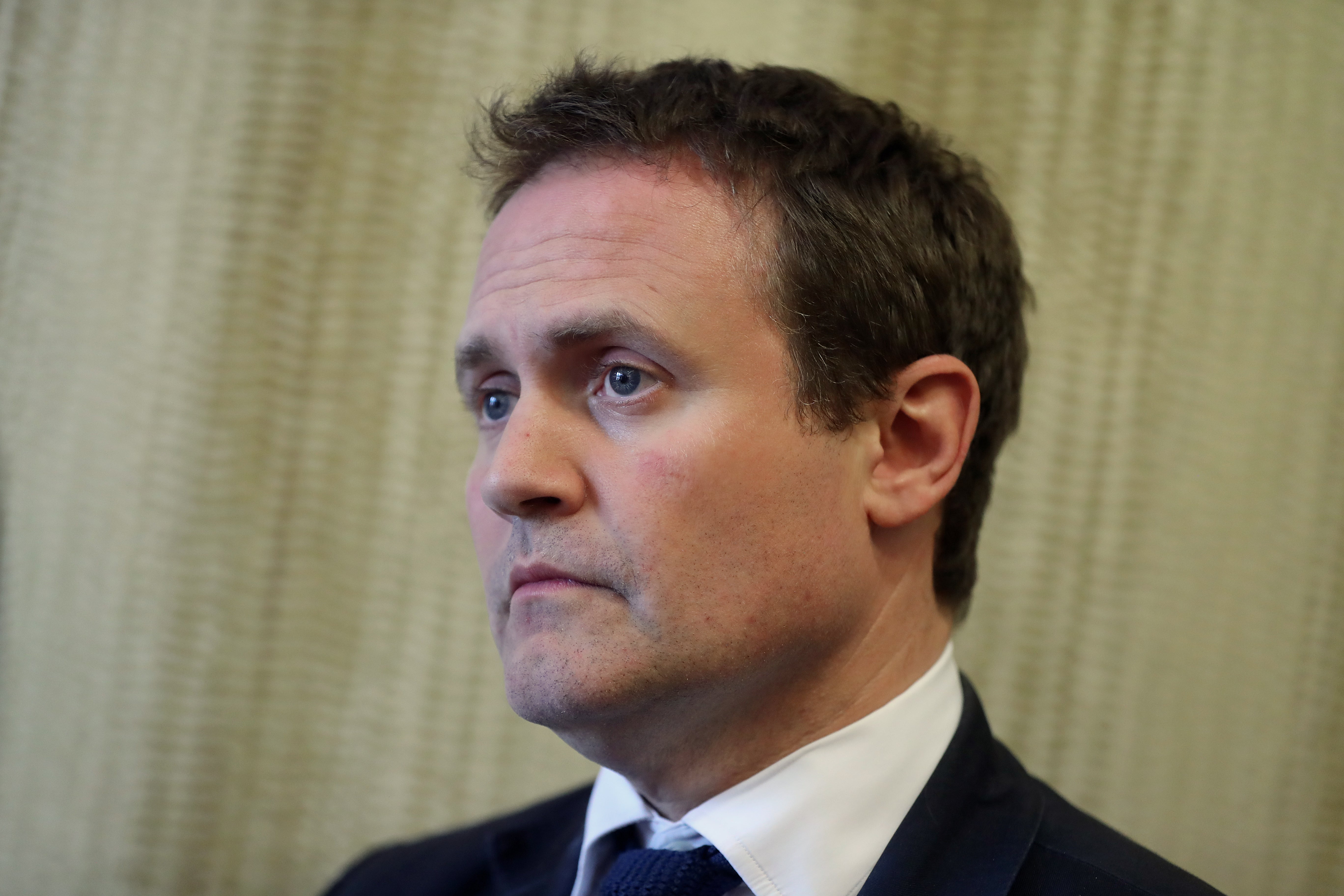 Tom Tugendhat became the first contender to throw his hat in the ring