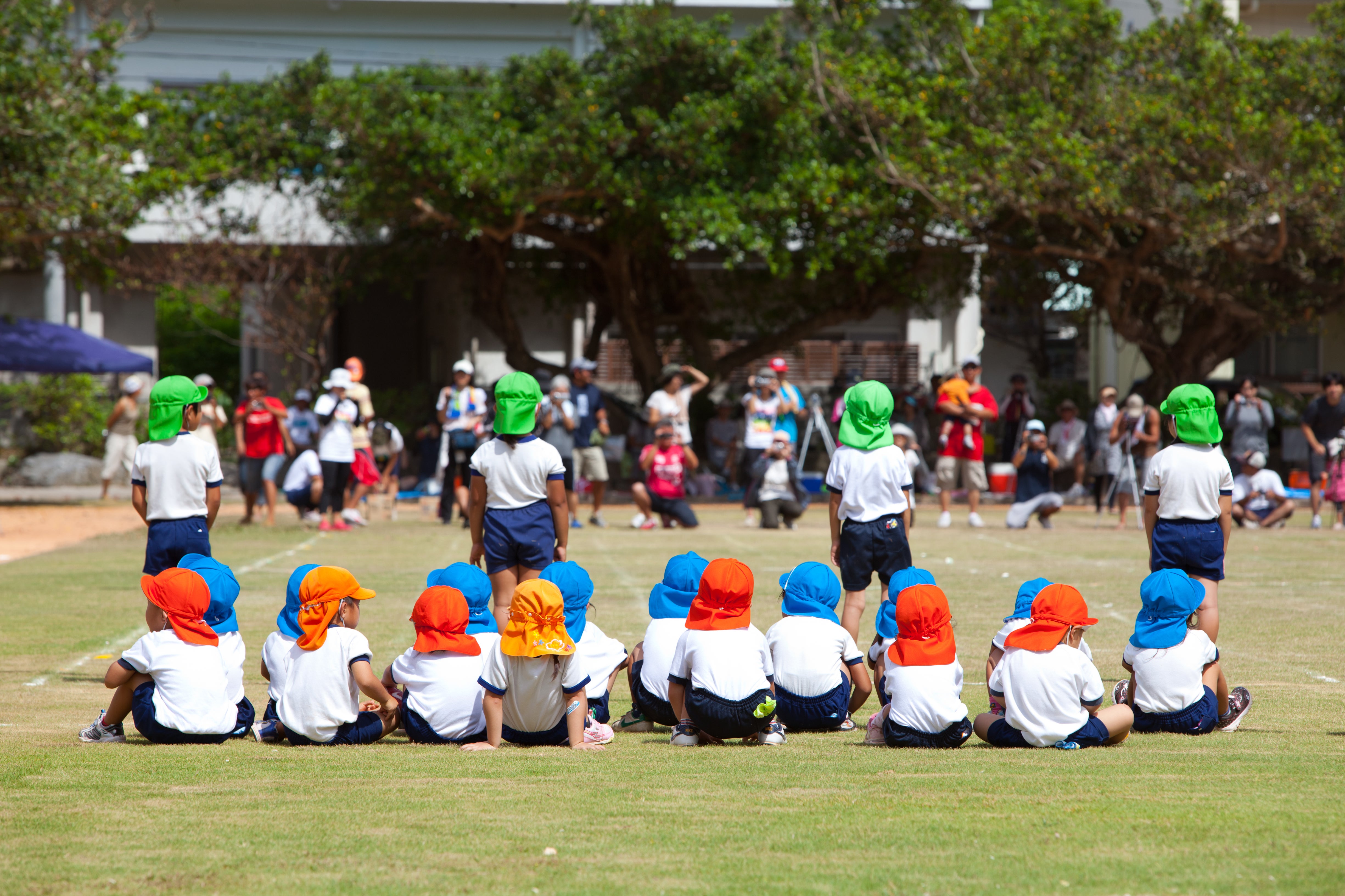 I felt incredibly anxious as I lined up for the parents’ race