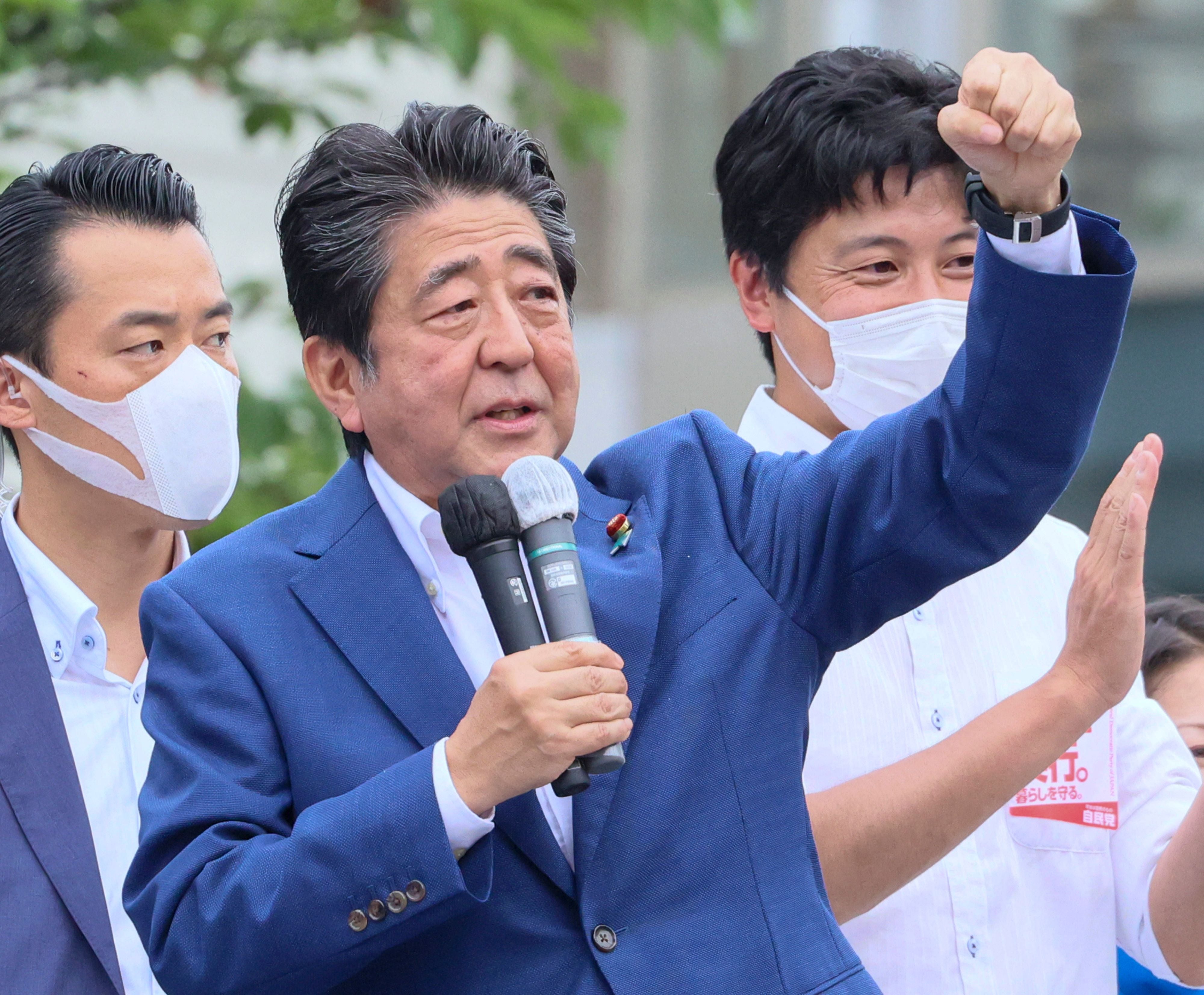 Japan’s former prime minister Shinzo Abe