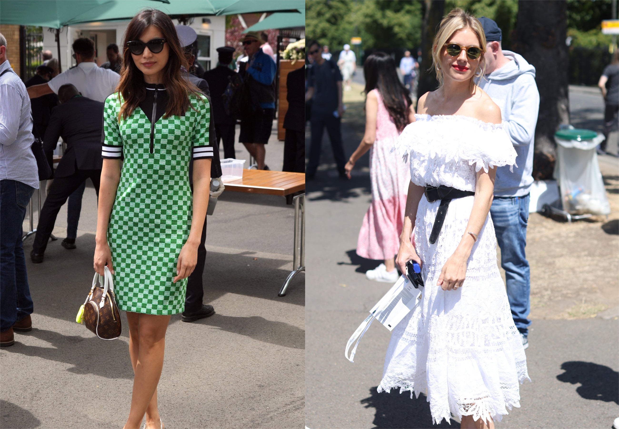 Celebs have been out in full force at Wimbledon (Zac Goodwin/James Manning/PA)