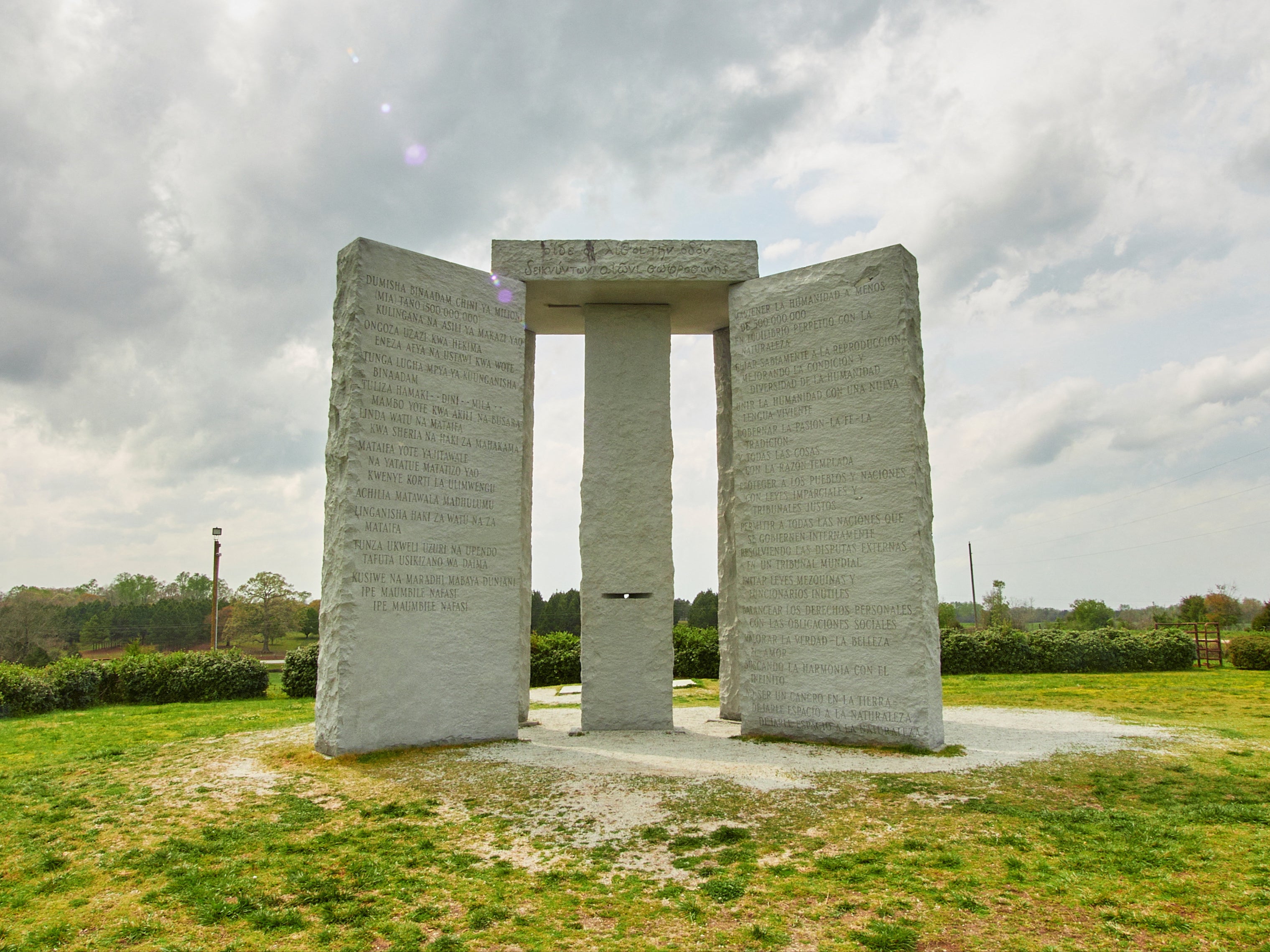 The Georgia Guidestones have now been demolished