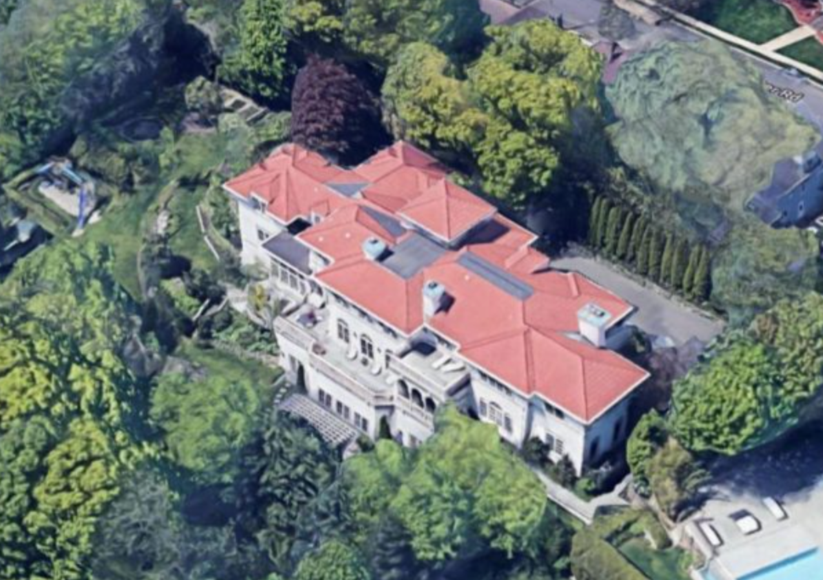 The mansion of Dr Mehmet Oz in Cliffside Park, New Jersey