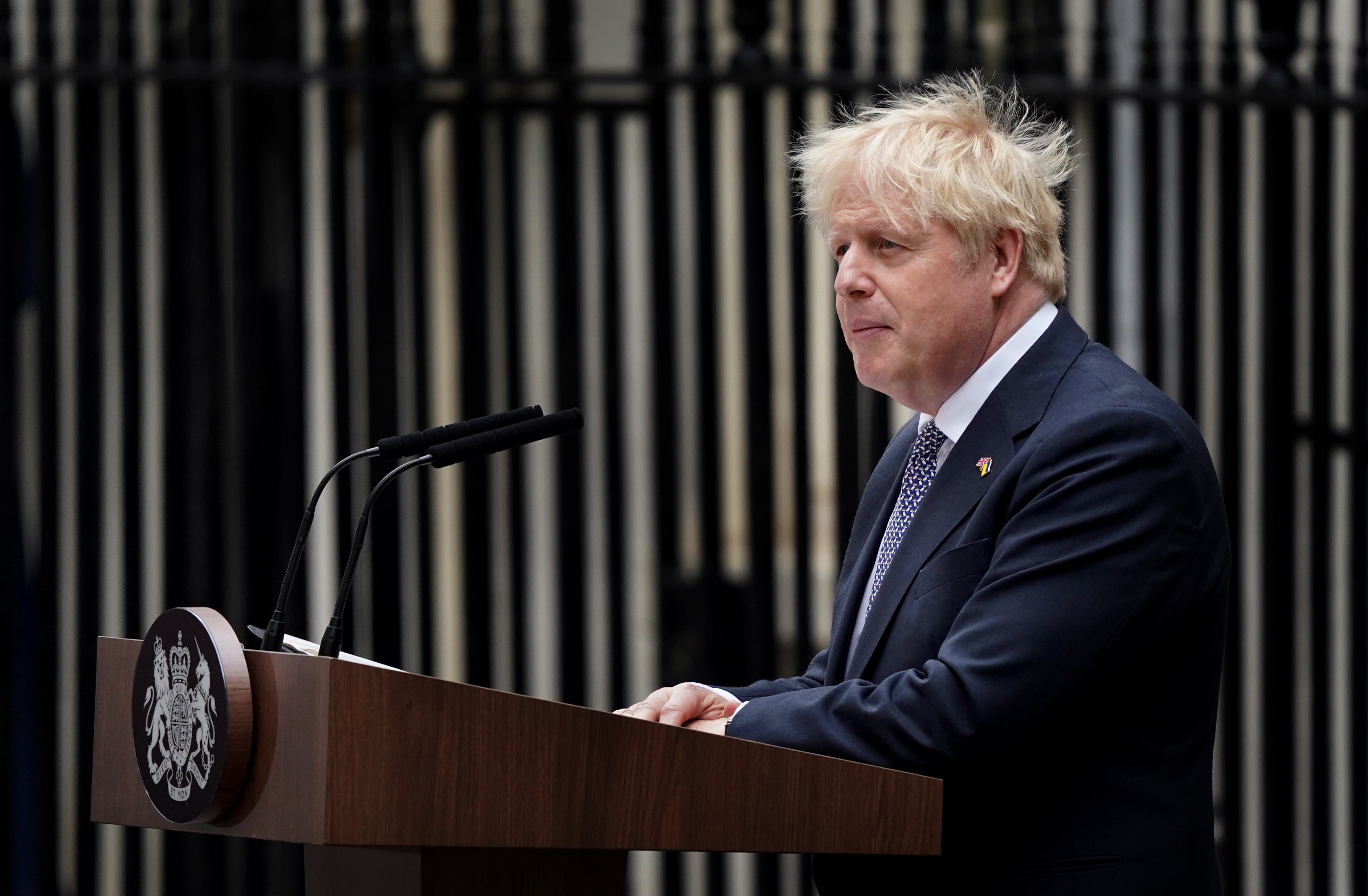 Boris Johnson will remain as caretaker prime minister until a new Tory leader is elected