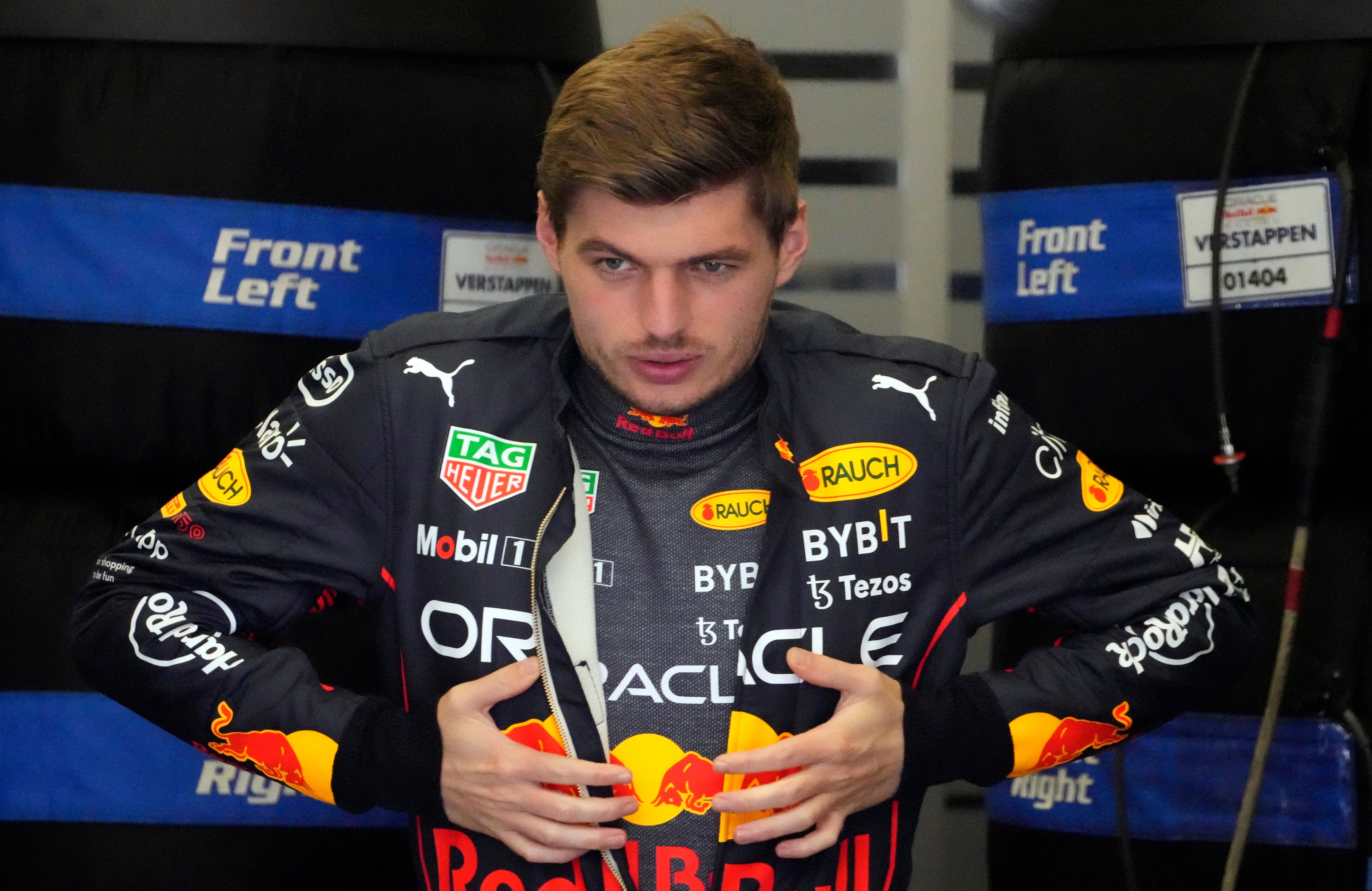 Max Verstappen finished fastest in practice (Matthias Schrader/AP)