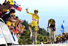 Tadej Pogacar turns the screw on rivals with thrilling stage seven win at Tour de France