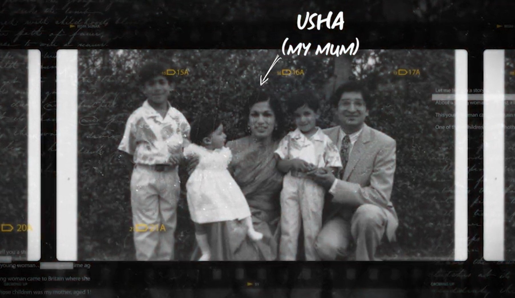 Rishi Sunak spoke of his immigrant grandmother arriving in the UK ‘armed with hope for a better life’, in his new video