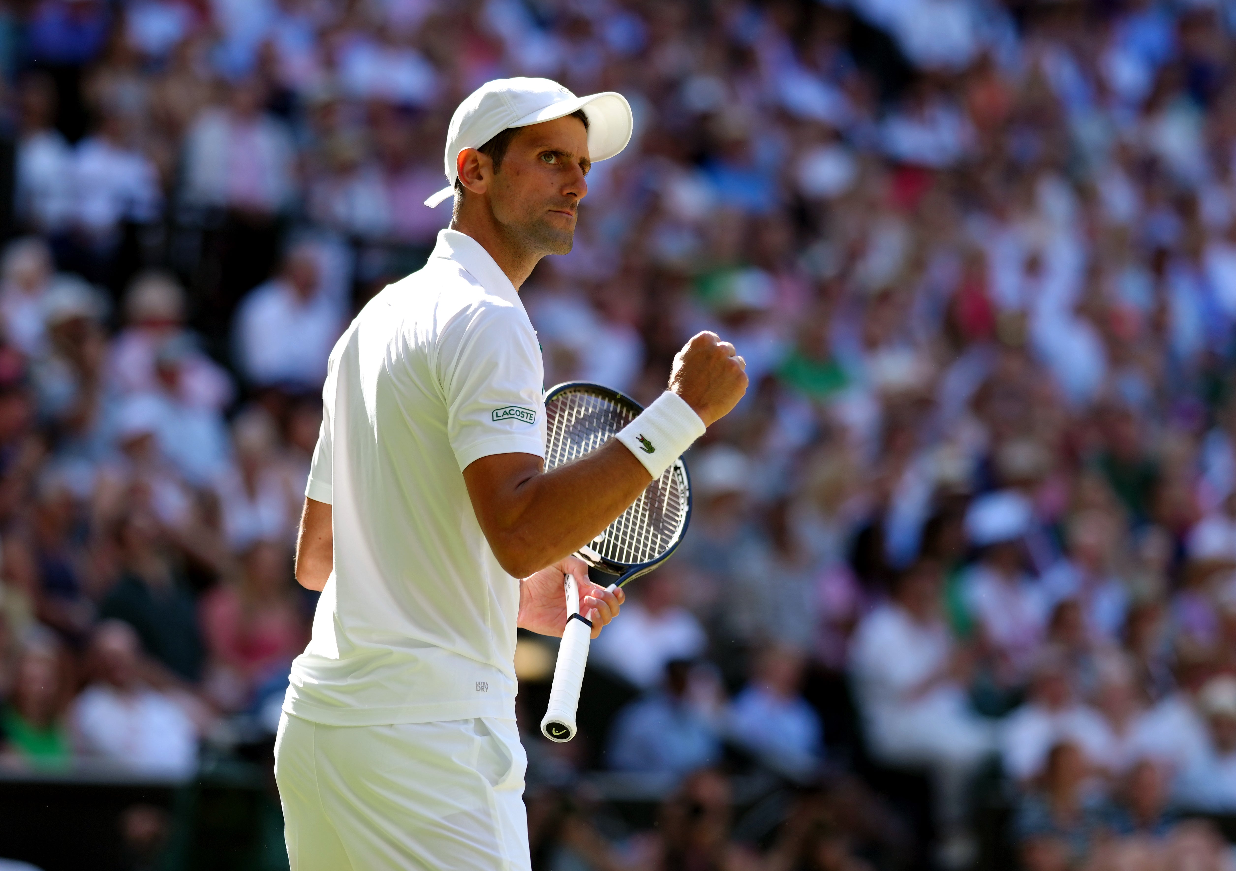 And Djokovic went on to complete a 2-6 6-3 6-2 6-4 victory (John Walton/PA)