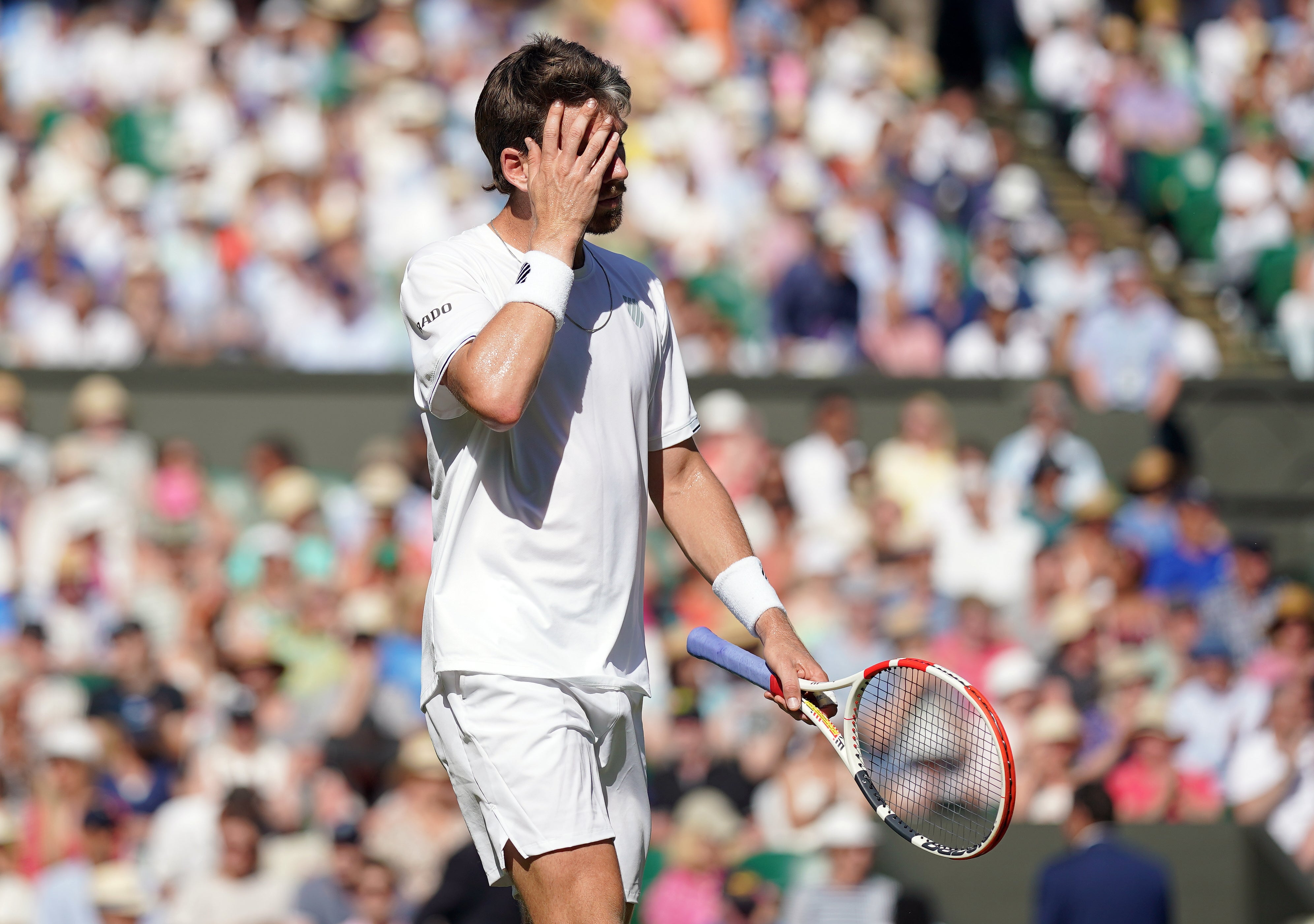 Norrie was broken again at the start of the fourth set (Zac Goodwin/PA)