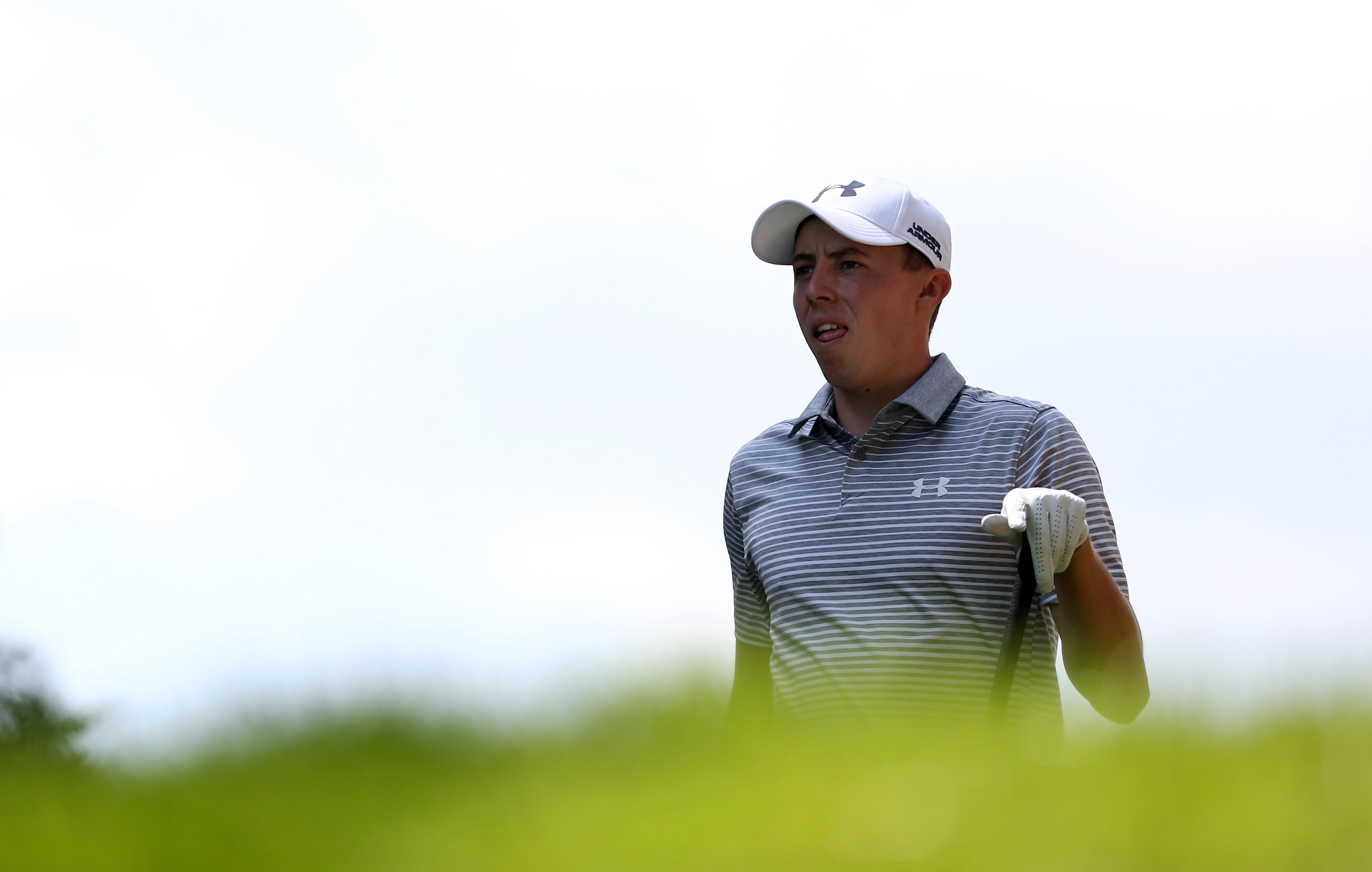 Matt Fitzpatrick surged into contention in the Genesis Scottish Open after a second-round 66 (Steven Paston/PA)